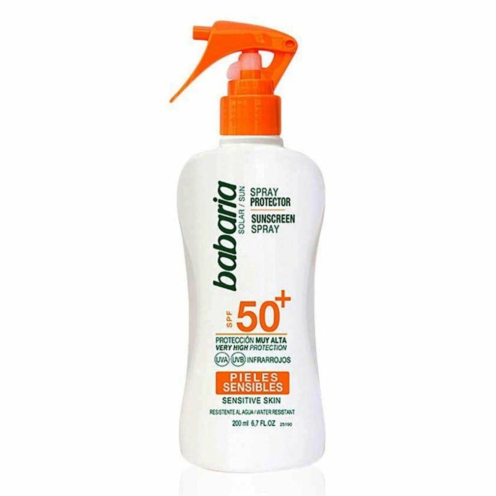 babaria Sonnenschutzcreme Babaria Sunscreen Spray For Sensitive Haut Spf50