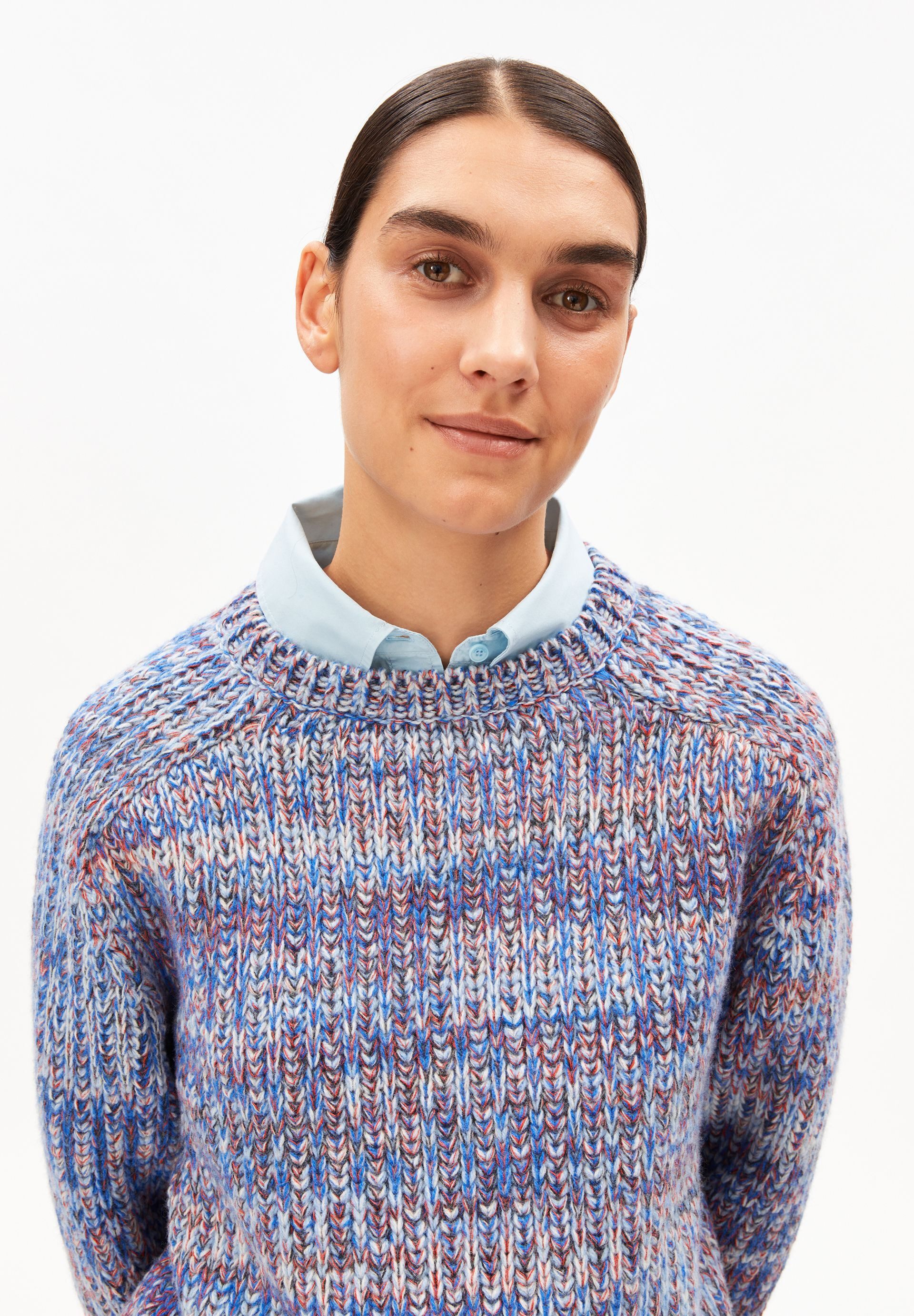 Armedangels Strickpullover UN-WASTED Pullover aus Bio-Woll Mix Oversized Fit