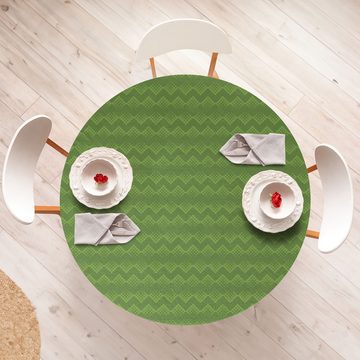 Abakuhaus Tischdecke Rundum-elastische Stofftischdecke, Abstrakt Monotone Big Kleine Kreise