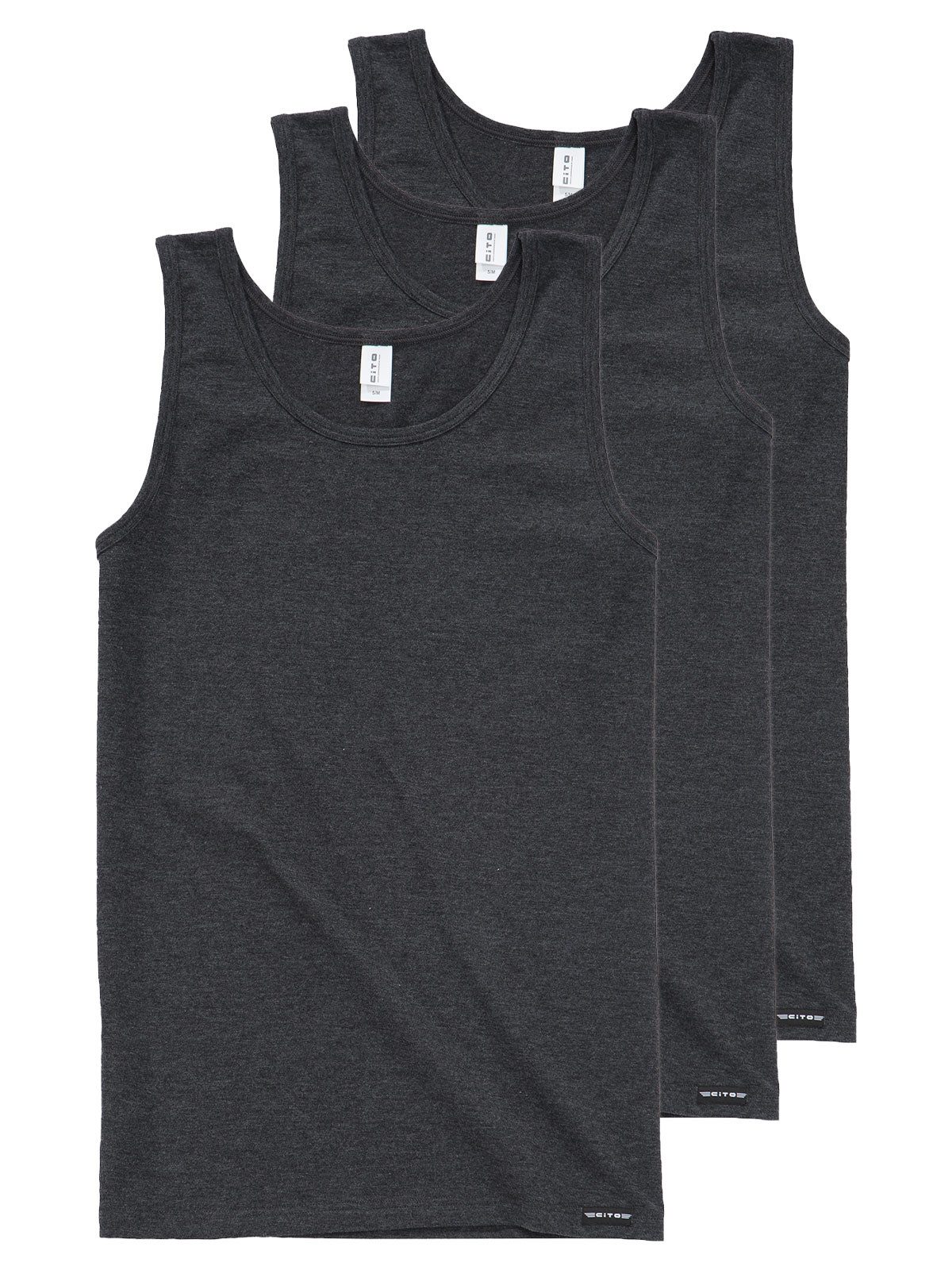 CiTO Achselhemd 3er Pack Herren Sportshirt cotton mix (Packung, 3-St) - günstig online kaufen