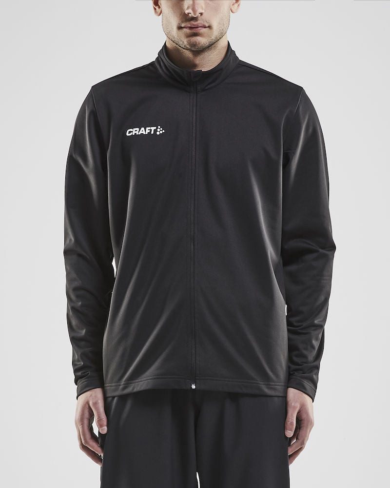 Trainingsjacke Squad - ohne Seitentaschen, bequeme und funktionell - schwarz Herren