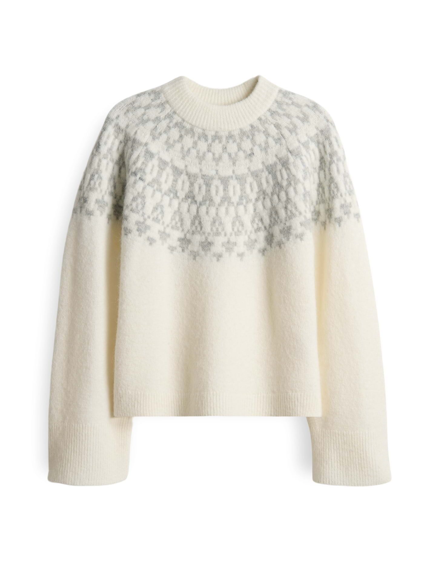 OPUS Strickpullover PORWAY Regular Fit mit Fair-Isle-Muster lockere Passform, weicher Griff, wärmend