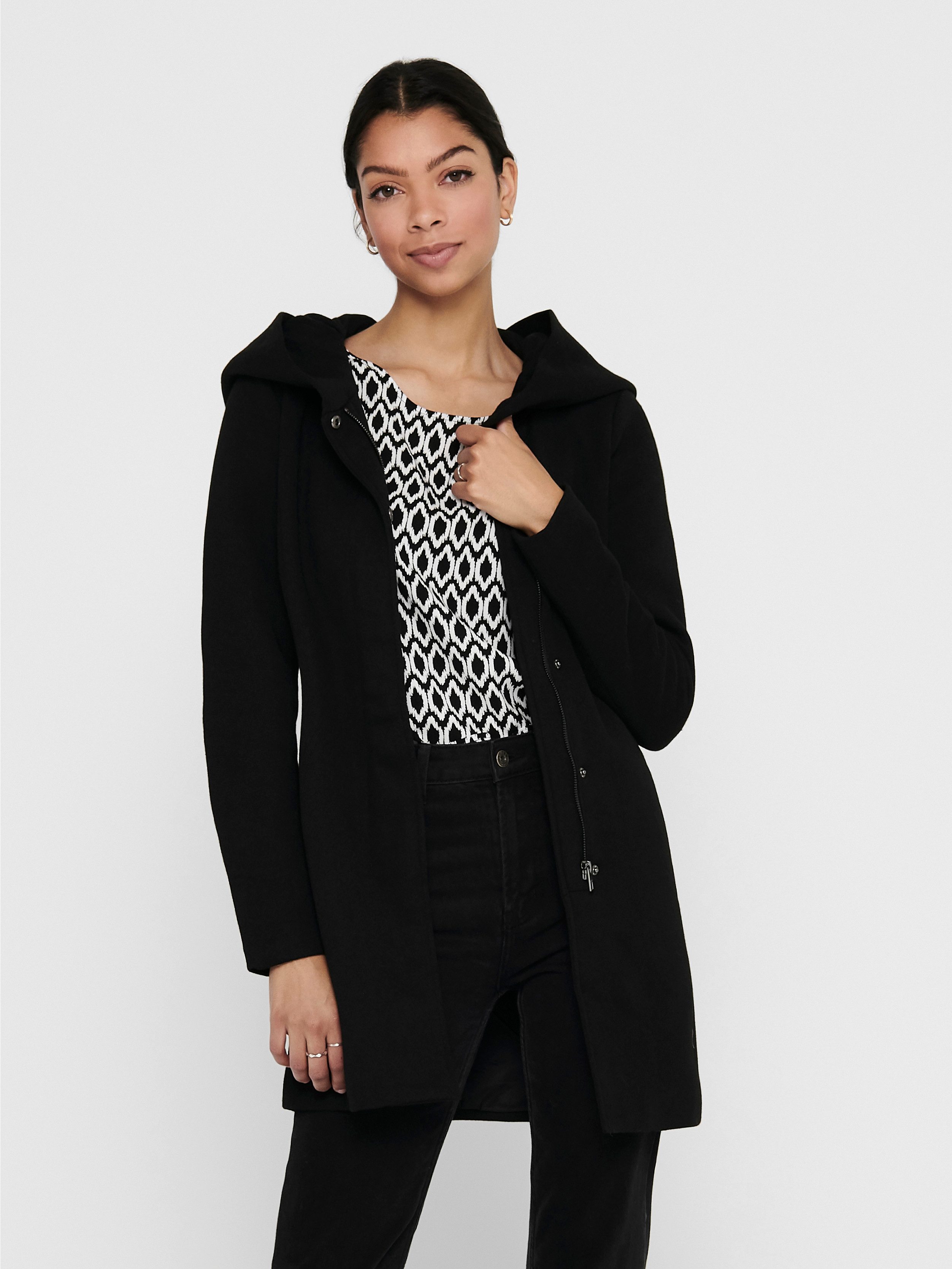 ONLY Kurzmantel ONLSEDONA LIGHT COAT OTW NOOS verdeckte Knopfleiste günstig online kaufen