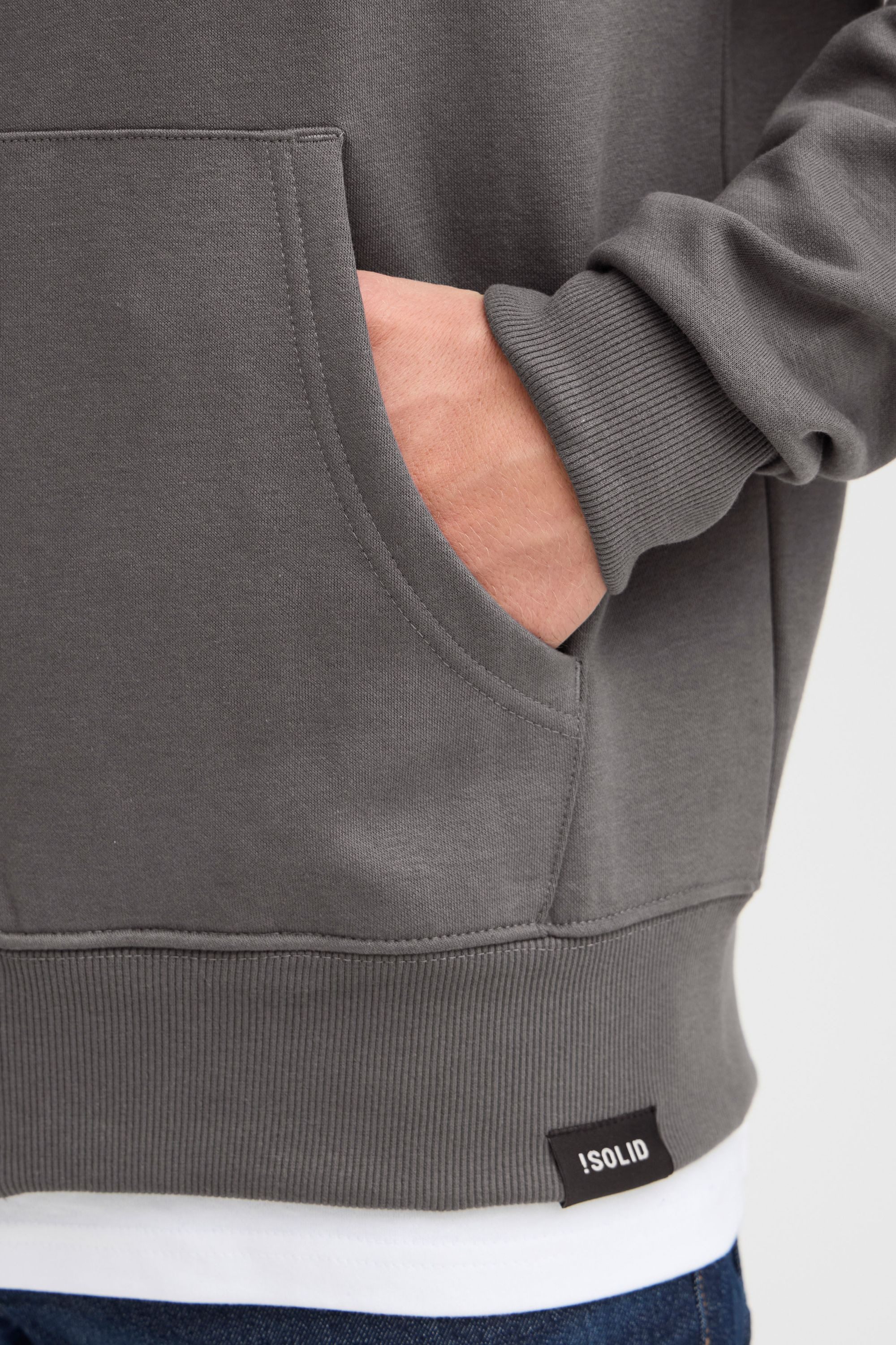 !Solid Sweatjacke SDHenne Lässige Kapuzensweatjacke mit Backprint
