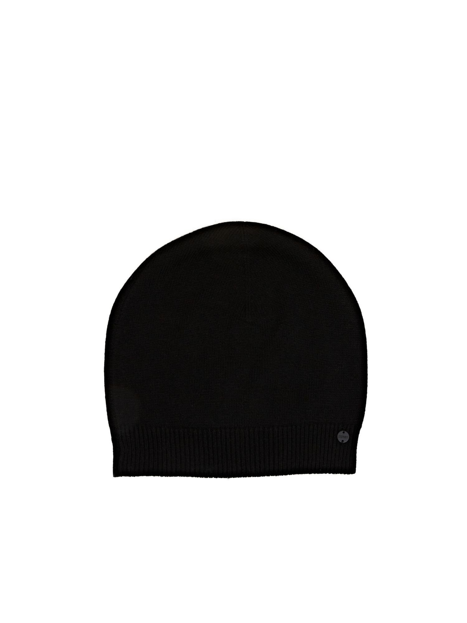 Esprit Strickmütze Beanie aus LENZING™ ECOVERO™-Mix BLACK