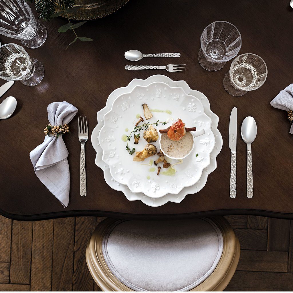 Villeroy & Boch Besteck-Set Boston Tafelbesteck 30tlg. 42x27x5cm (30-tlg), 6 Personen, Edelstahl, Edelstahl, 30 Stck, spülmaschinenfest