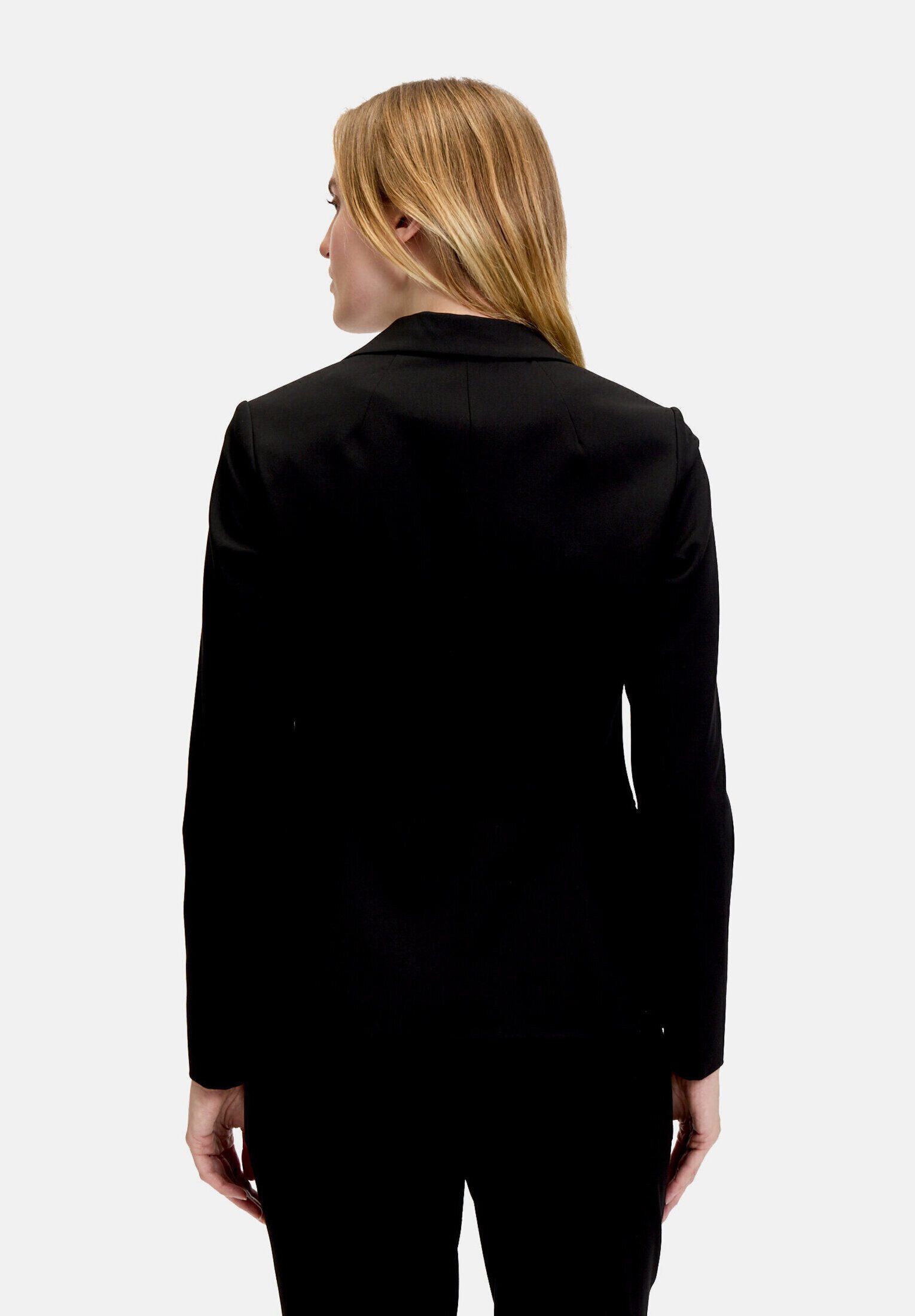 Betty&Co Longblazer Damen mit Taschen Druckfutter