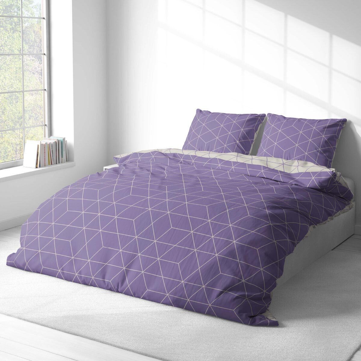 TRAUMSCHLAF Bettwäsche West, Renforce, 2 teilig, Hautsympathisch, anschmiegsam und temperaturausgleichend