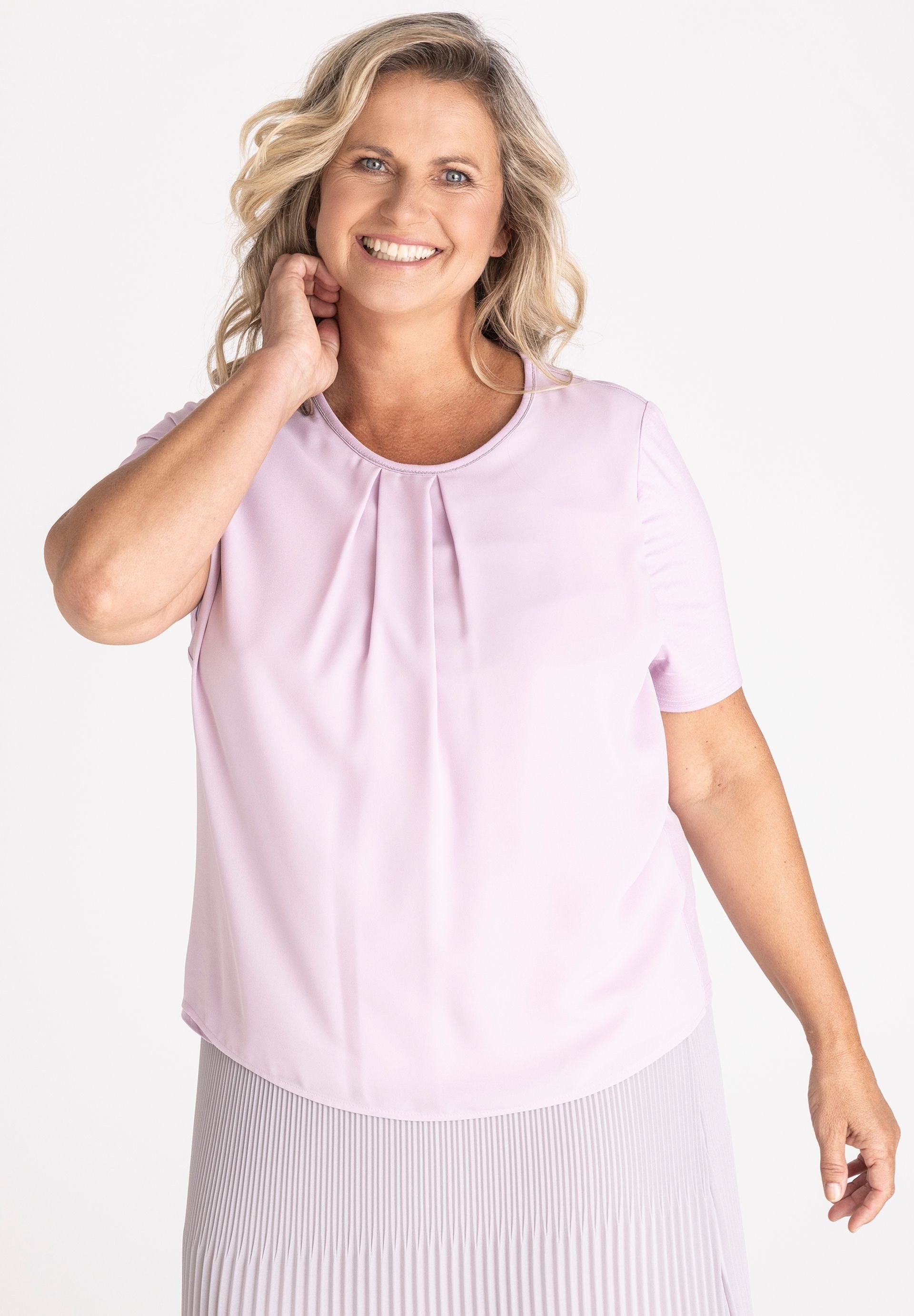 FRANK WALDER Blusenshirt mit Mittelnaht-Detail