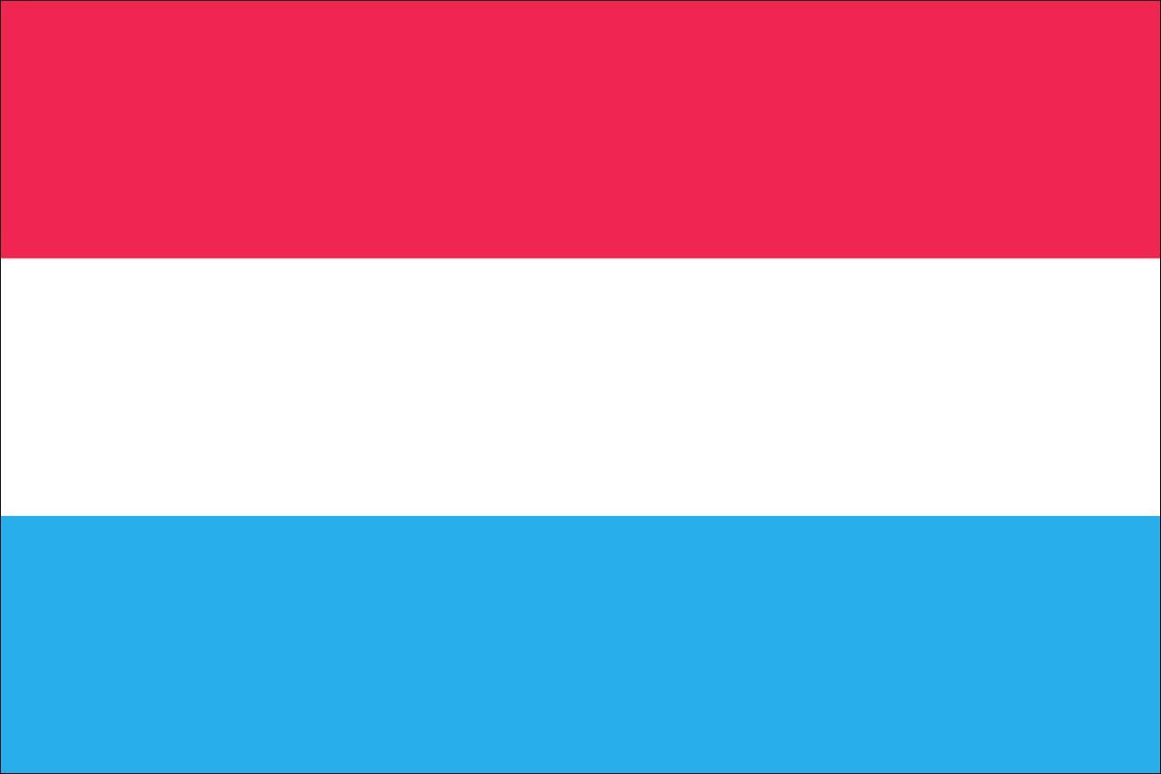 160 Luxemburg Querformat flaggenmeer Flagge g/m²