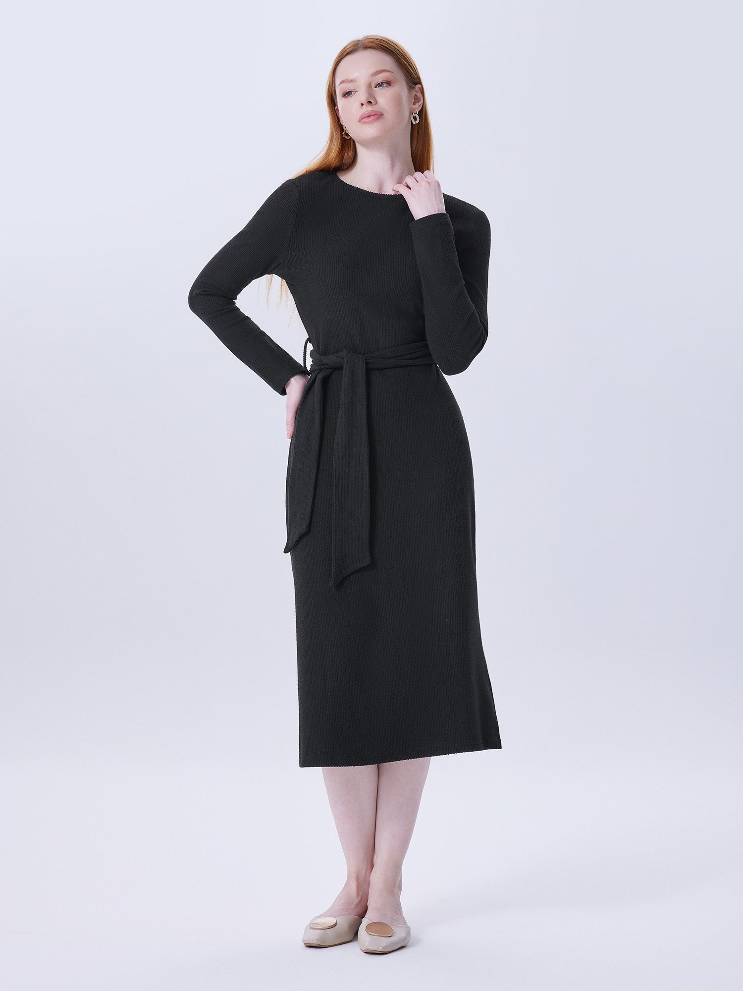 LAPA PLUS Midikleid Damen Elegant Etuikleid günstig online kaufen