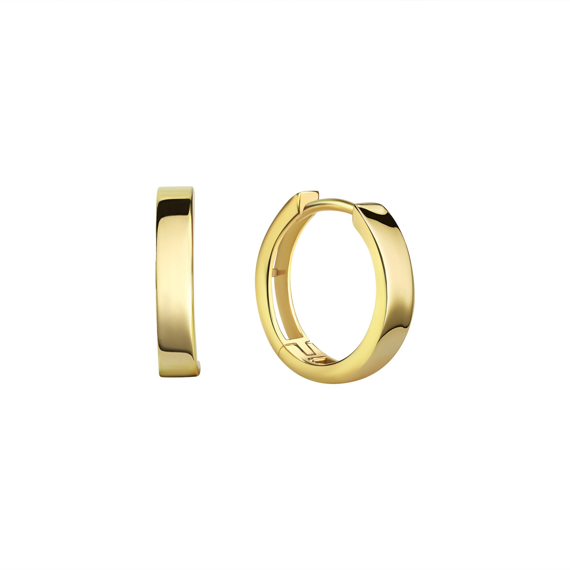 Paar Creolen 333/- Gelbgold glanz