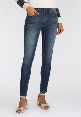Arizona Skinny-fit-Jeans High Waist su Crinkle...