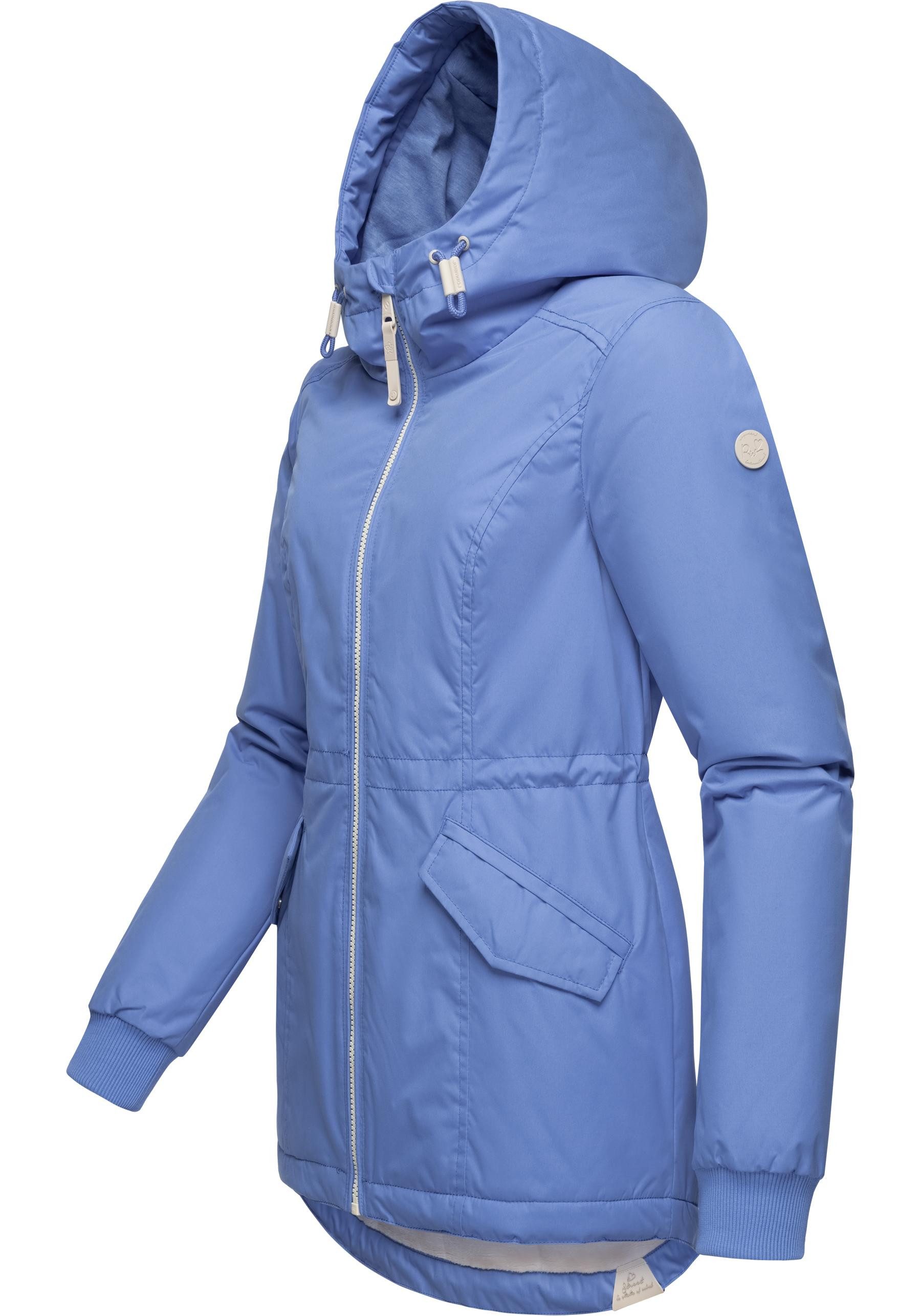 Ragwear Winterjacke Dowey Warm (1-St) Wasserdichte weiche Damen Jacke für den Winter