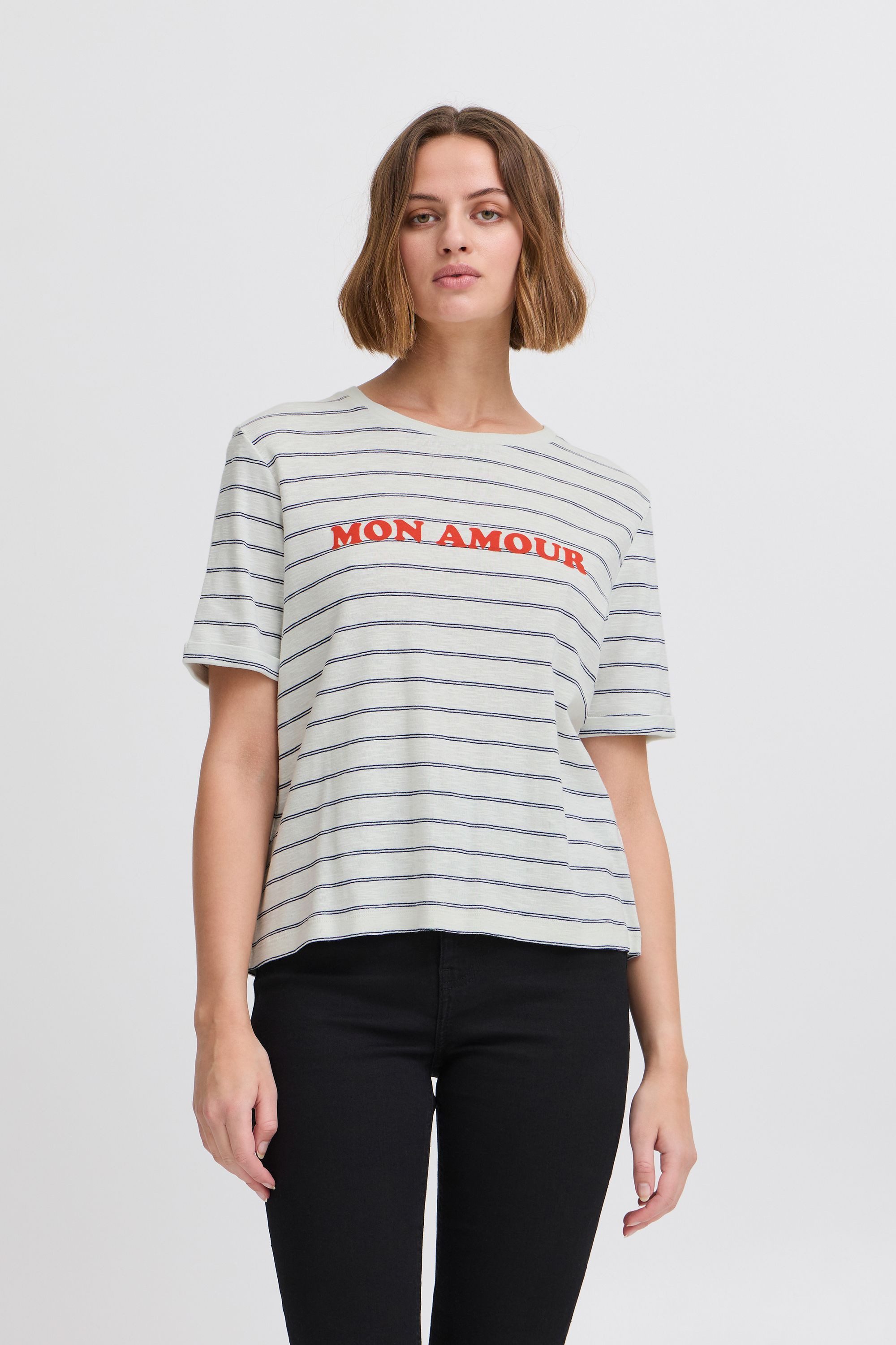 Ichi T-Shirt IHNOVA SS Modernes T-shirt günstig online kaufen