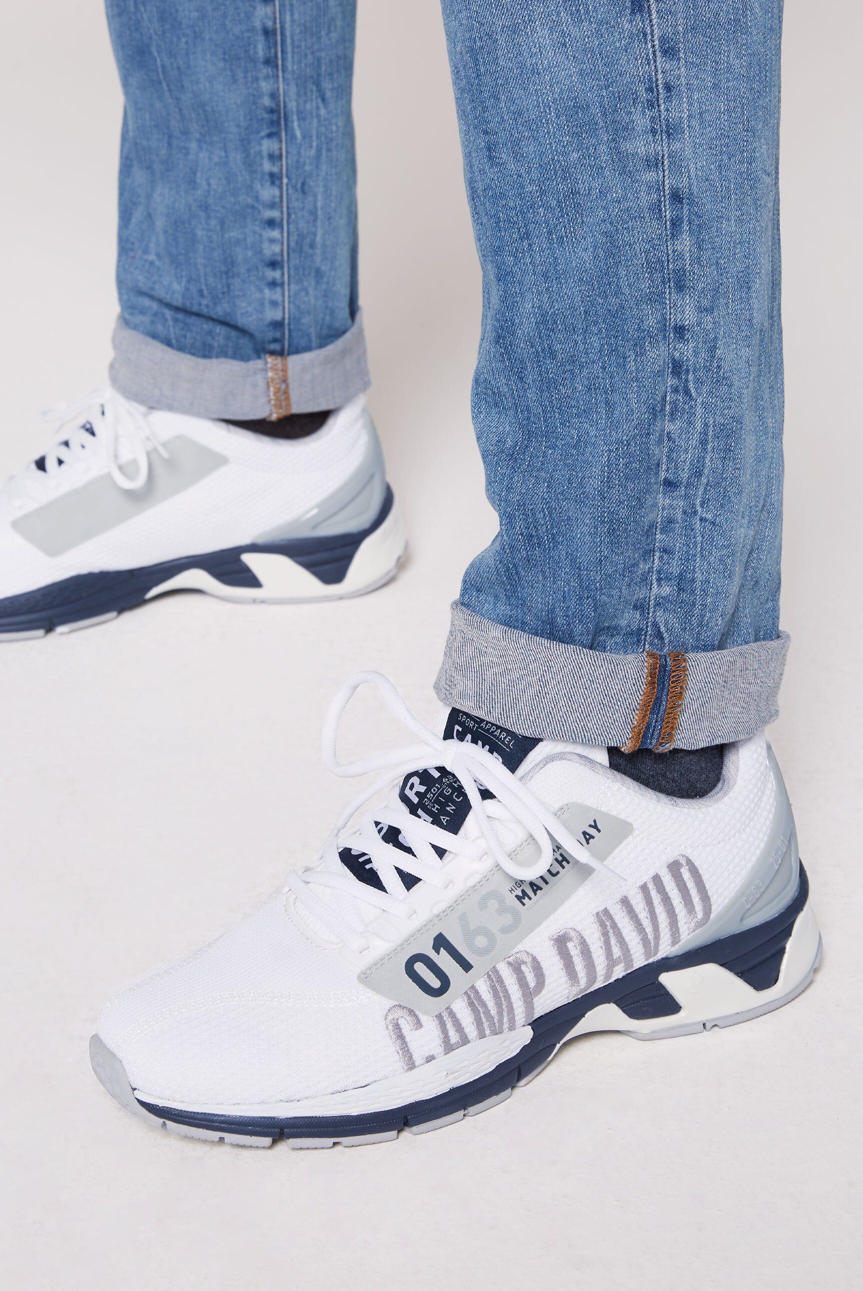 CAMP DAVID Sneaker mit Wechselfußbett, 10-Loch-Schnürung online kaufen |  OTTO