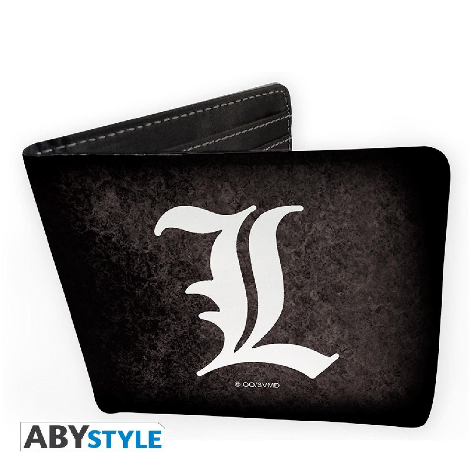 ABYstyle Brieftasche DEATH NOTE - Brieftasche L symbol - Vinyle