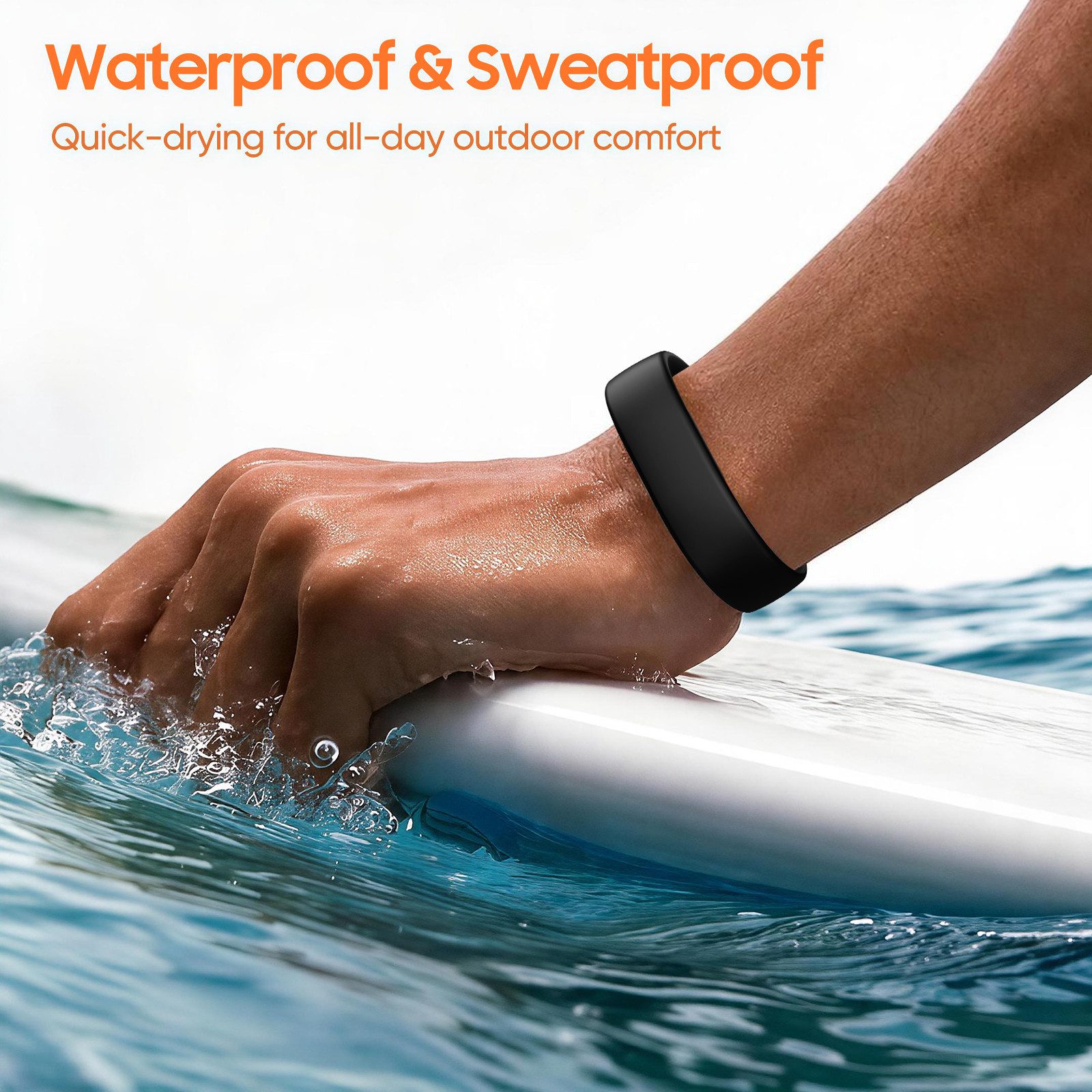 Fintie Smartwatch-Armband Silikon Armband Kompatibel mit Google Fitbit Air 2026, Weiches Sportarmband mit Schnallenverschluss – Bild 4 von 5