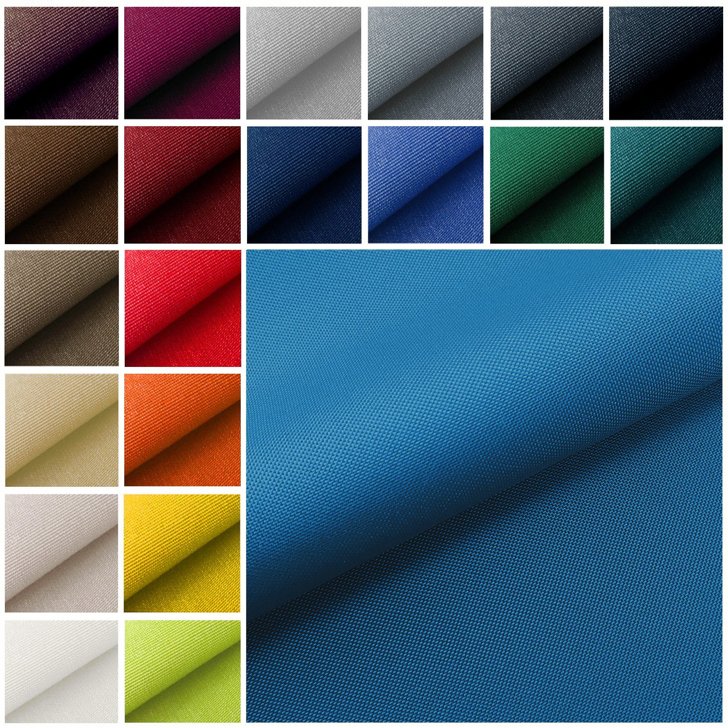 Outdoor Polsterstoff Dekostoff Farben NEON OXFORD Polyester Wasserabweisend In 