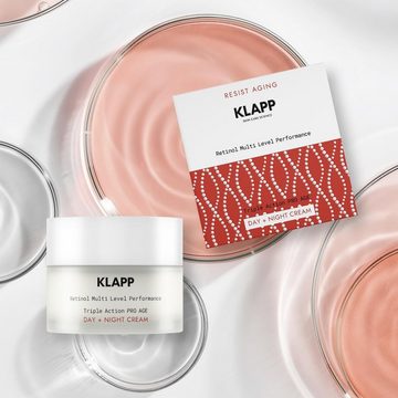 Klapp Cosmetics Tagescreme Resist Aging Retinol Triple Action Pro Age Day + Night Cream