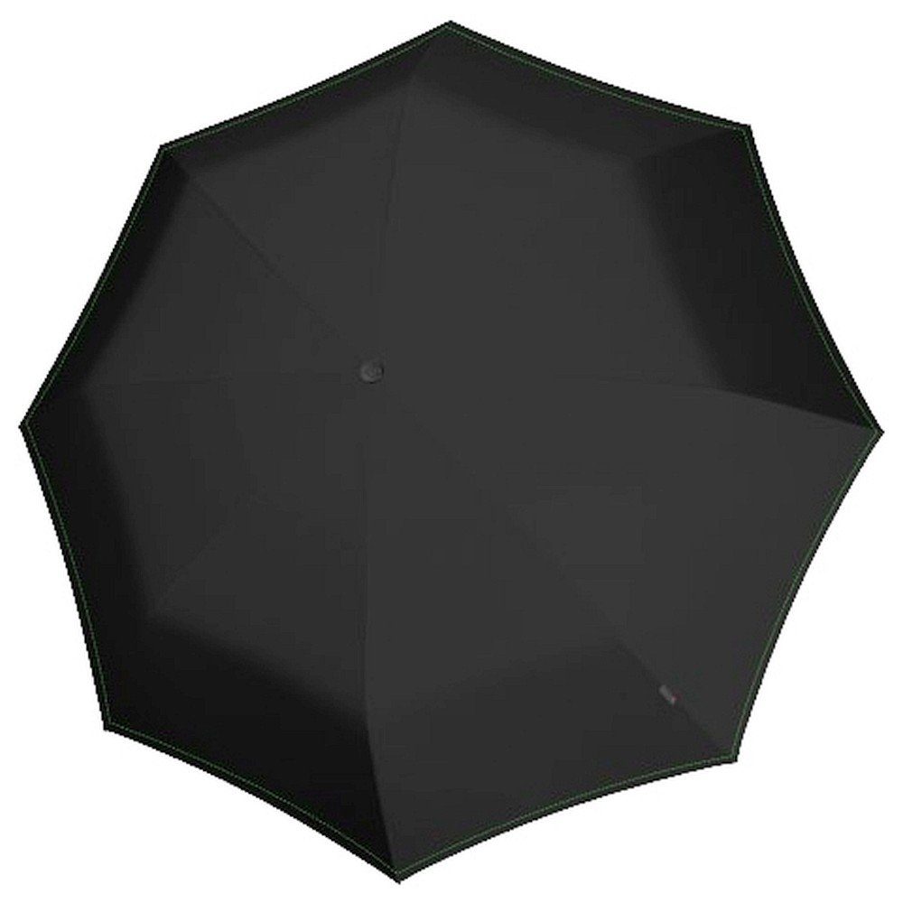 black Taschenregenschirm neon Knirps®