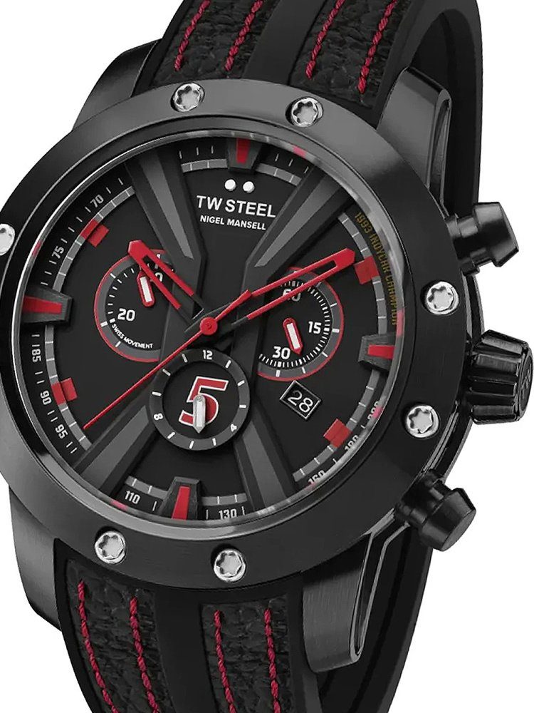 TW Steel Quarzuhr TW-Steel GT14 Fast Lane Chronograph Limited Nigel Mansell 48mm 10ATM