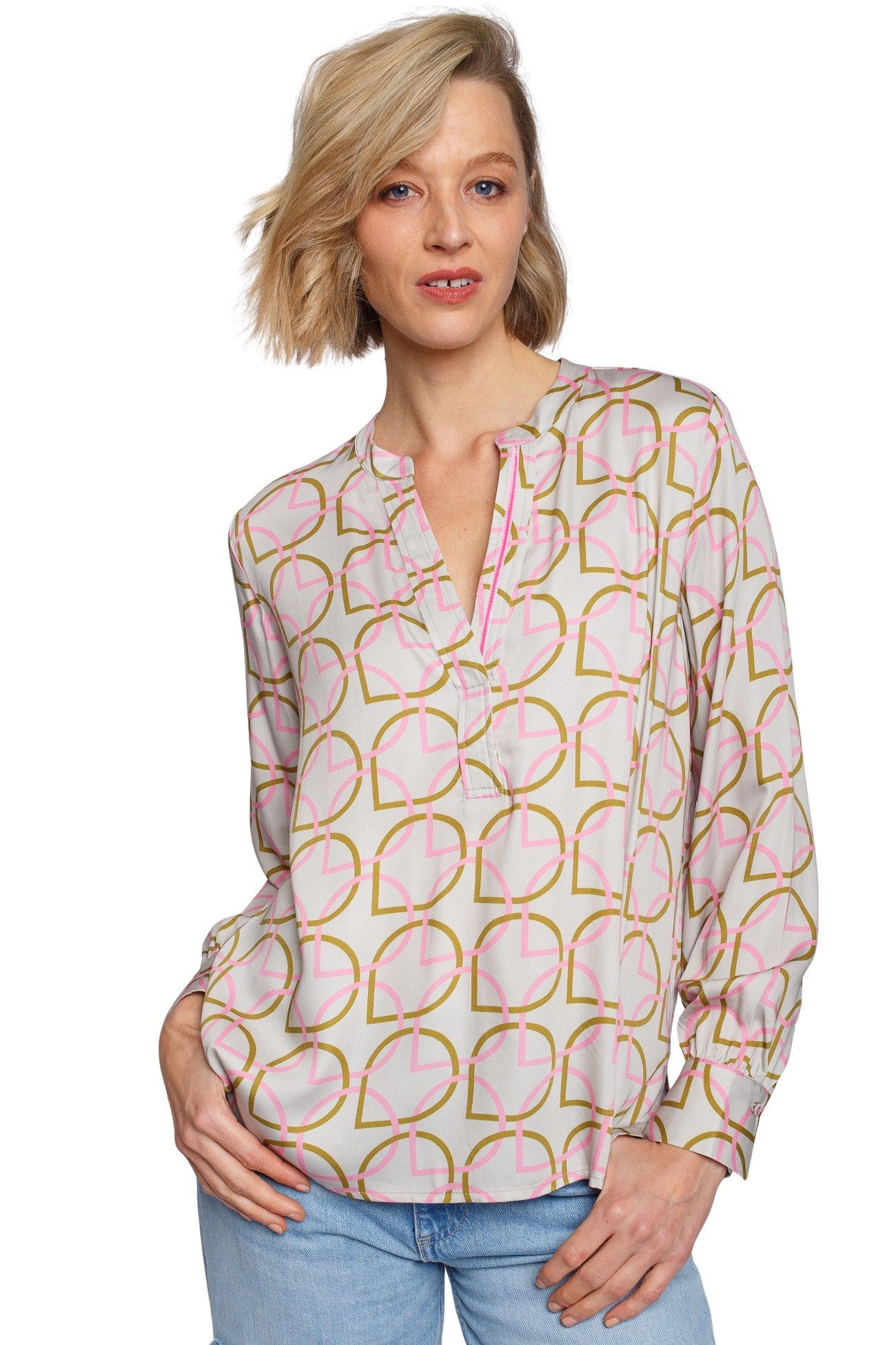 Emily Van Den Bergh Schlupfbluse Damenbluse 8450