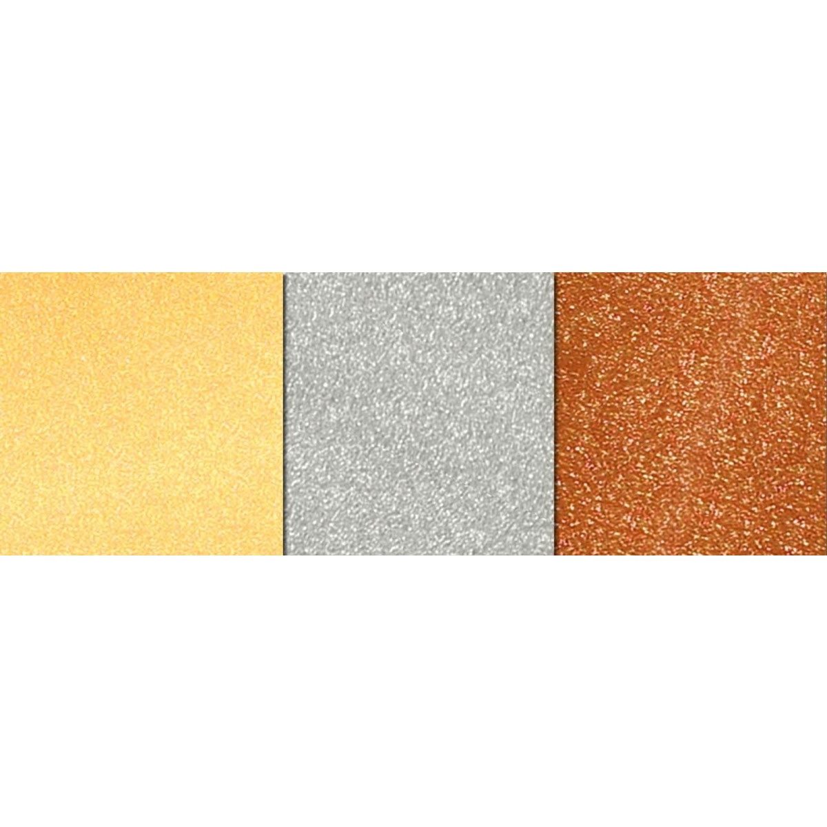 Ursus - Ludwig Bähr Bastelkartonpapier Faltblätter Metallic 130g/qm 14x14cm VE=100 Blatt 3 Цвета(ов)