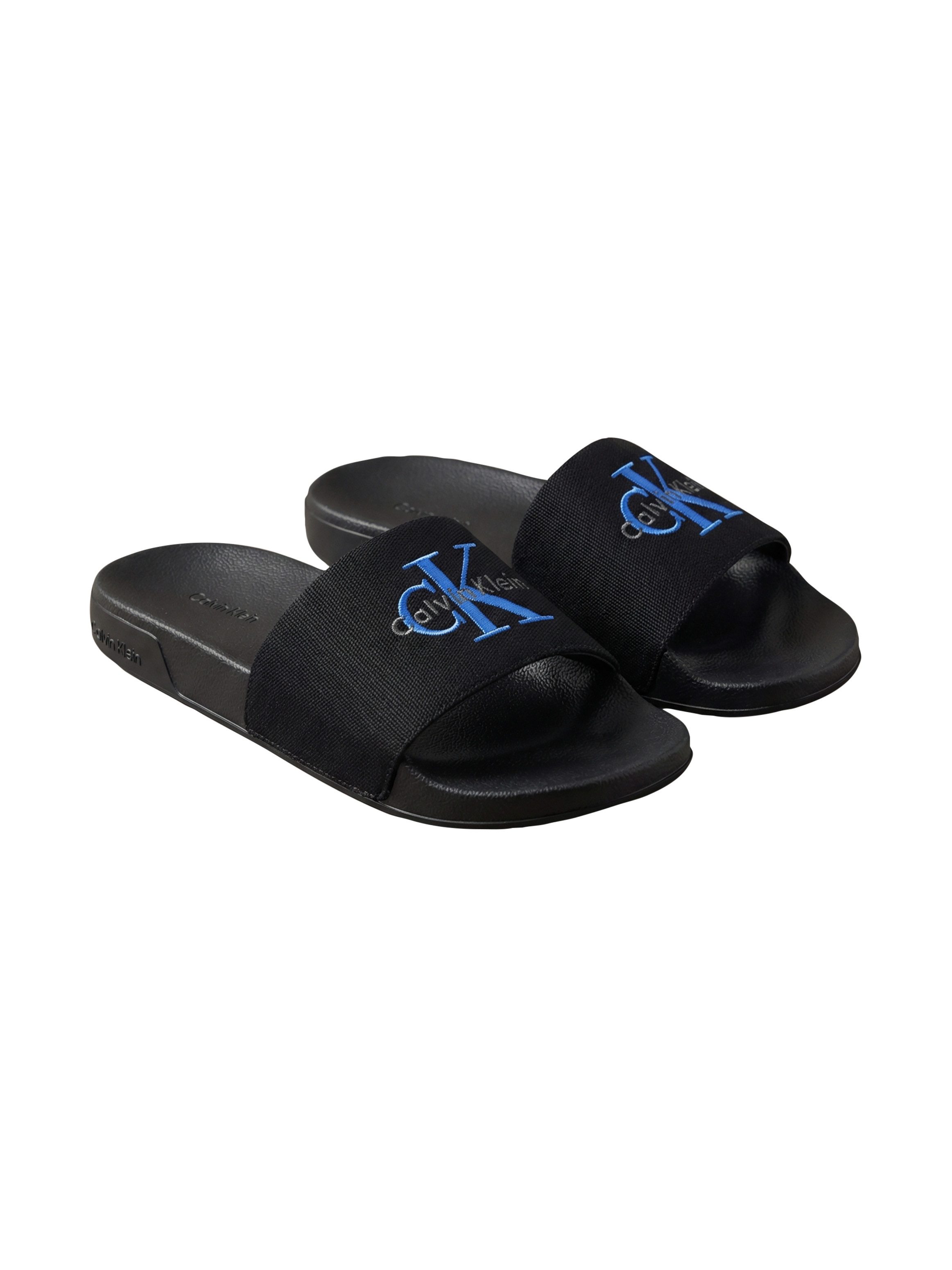 Calvin Klein ESS SLIDE CV WN Badepantolette Strandschuh, Flat mit CK-Stickerei