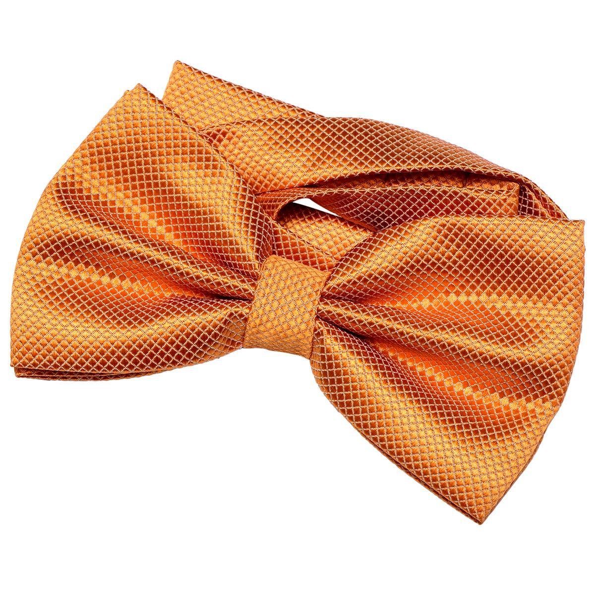 DonDon Fliege DonDon Herren Fliege 12 x 6 cm gebunden (Packung, 1-St) bereits gebunden, verstellbar, Seidenlook