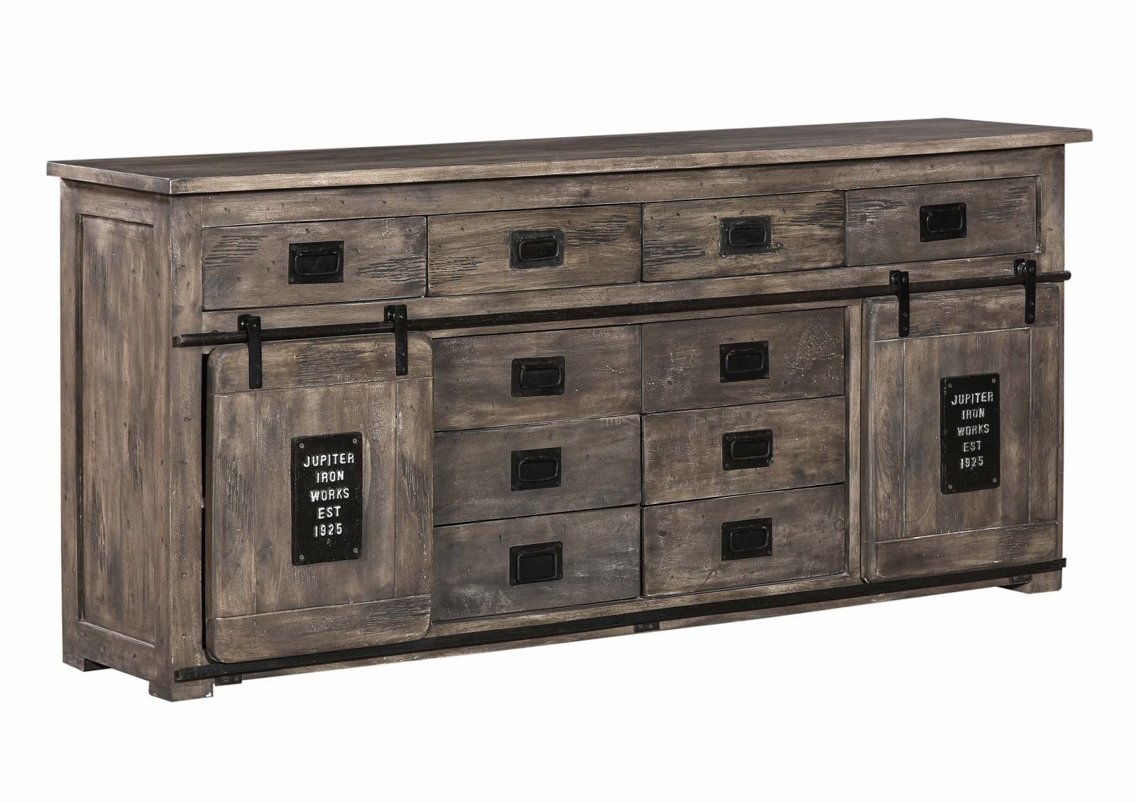 Massivmoebel24 Sideboard RAILWAY günstig online kaufen