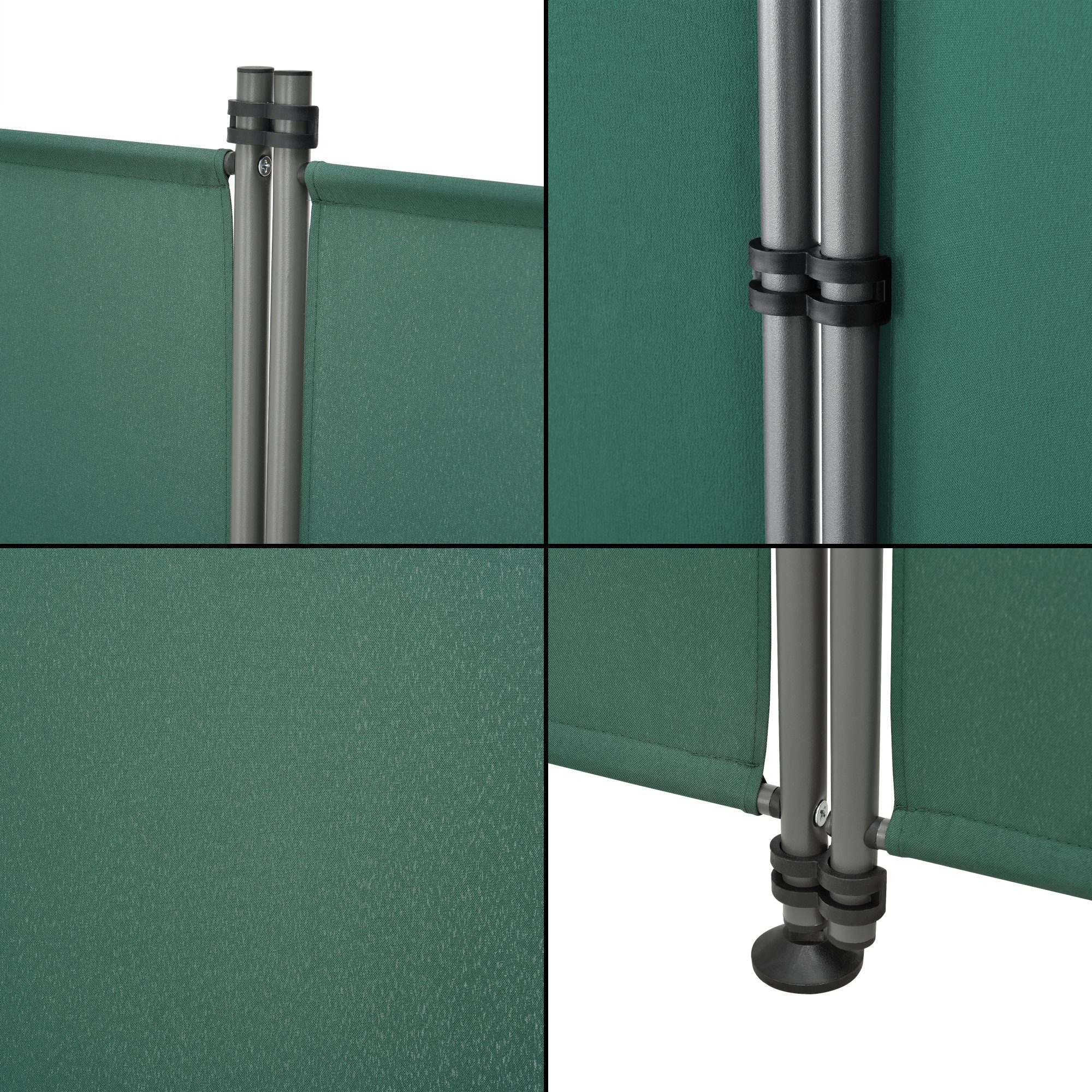 pro.tec Paravent, »Modica« Trennwand Outdoor Sichtschutz 170x215cm Dunkelgrün