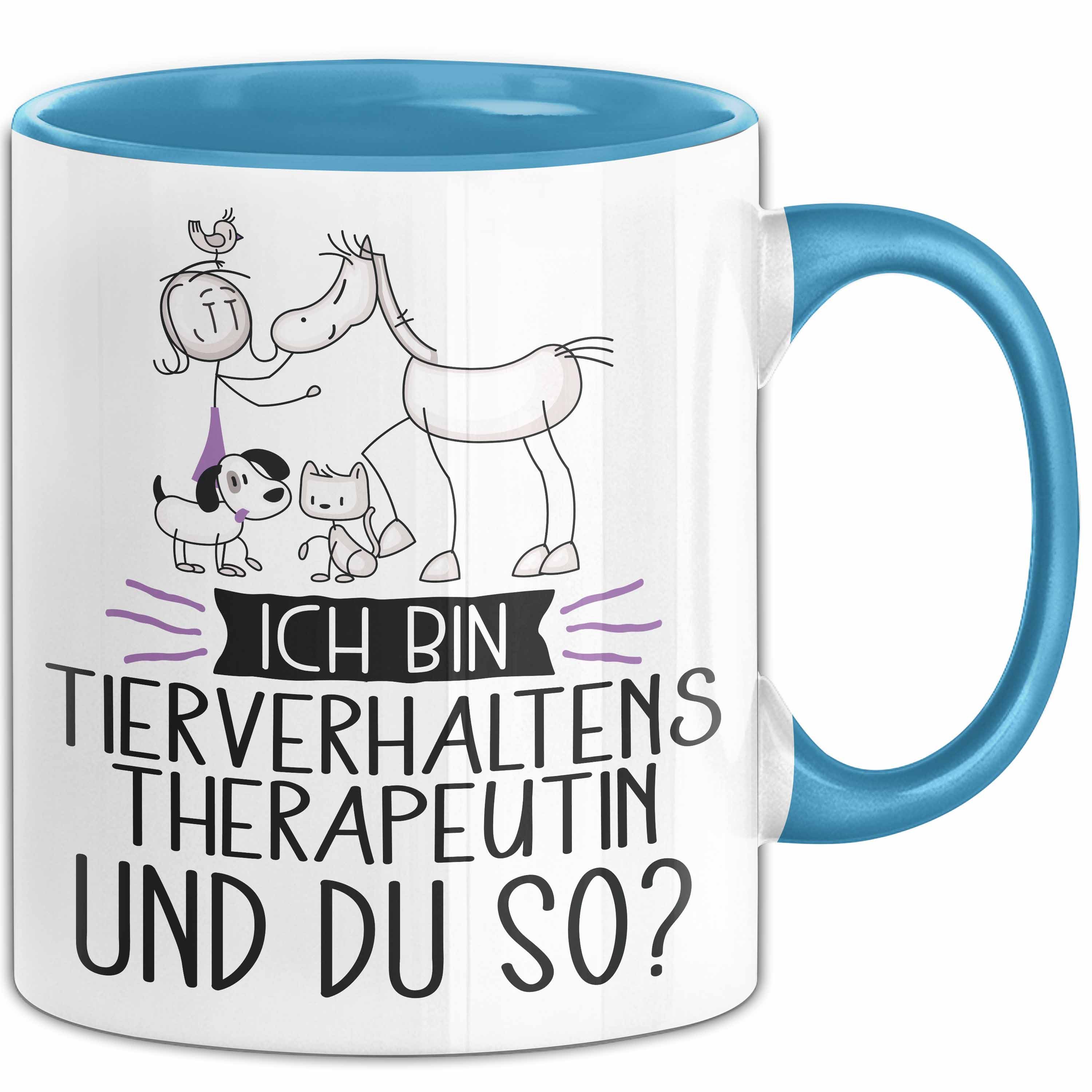 Trendation Tasse Tierverhaltenstherapeutin Tasse Geschenk Ich Bin Tierverhaltensthera