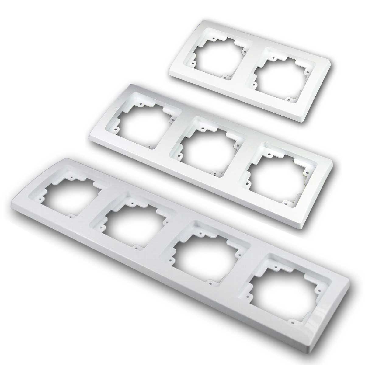 ChiliTec DELPHI Set "Einfamilienhaus", 94-teilig, weiß Unterputzschalter