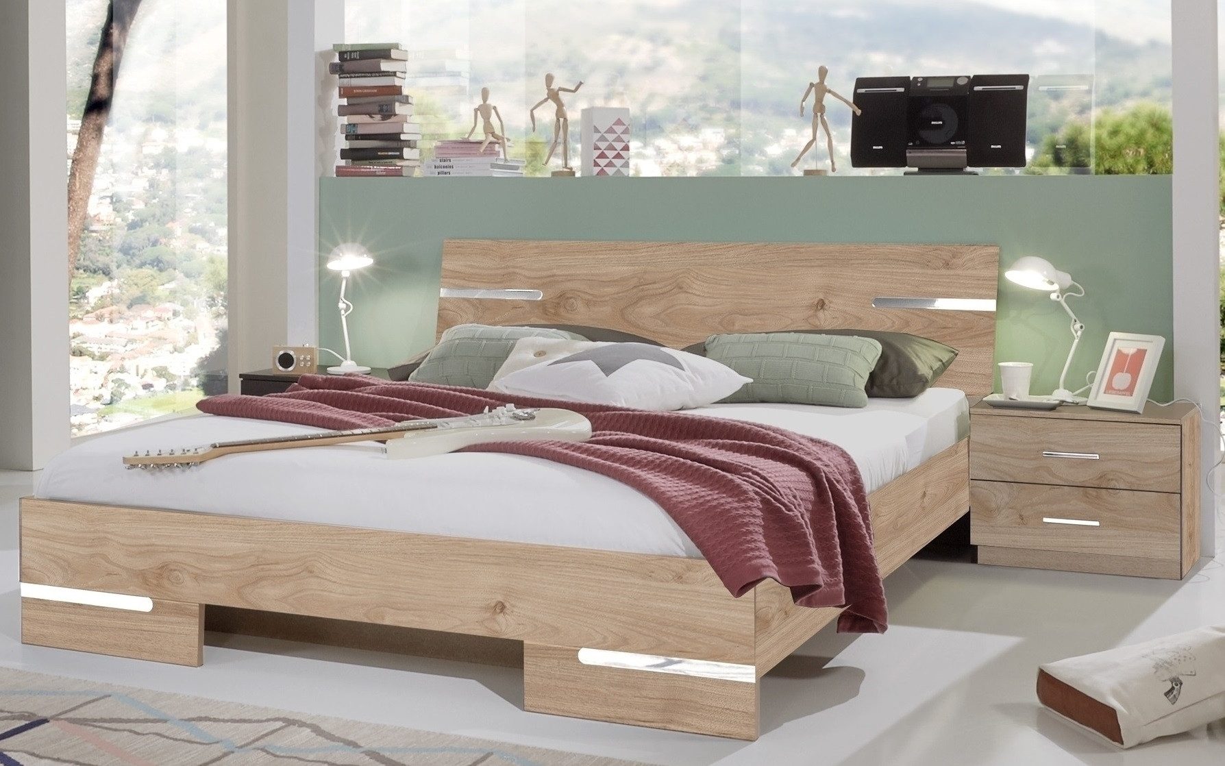 freiraum Schlafzimmer-Set Anna, in ARTISAN EICHE NACHBILDUNG - 254x81x210cm (BxHxT)