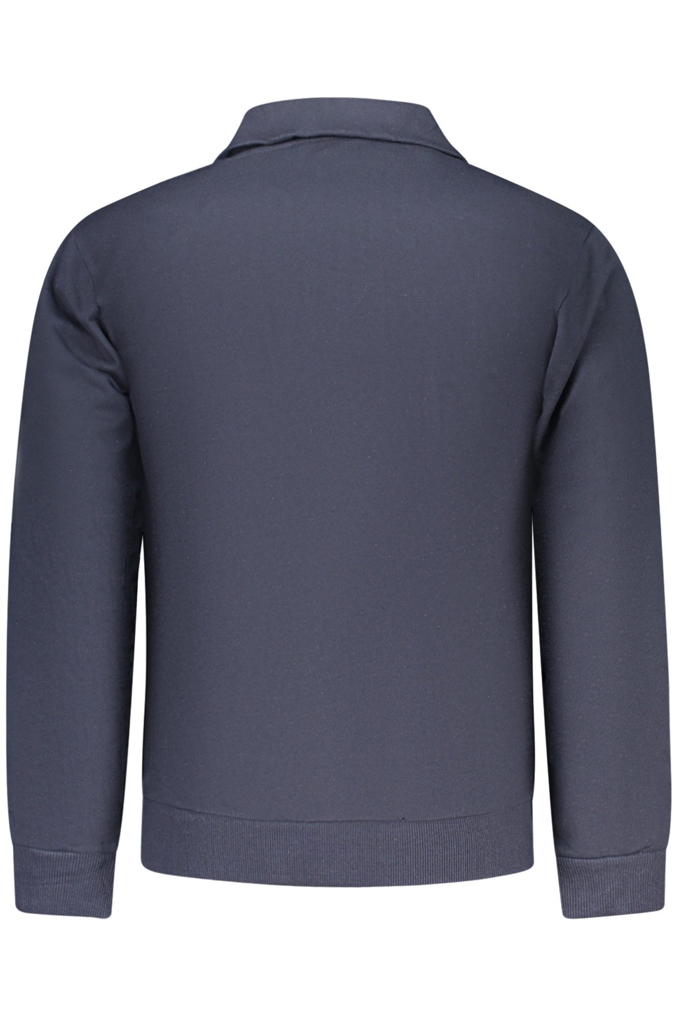 Superga Sweatshirt Blauer Herren-Pullover mit Taschen und halbem
