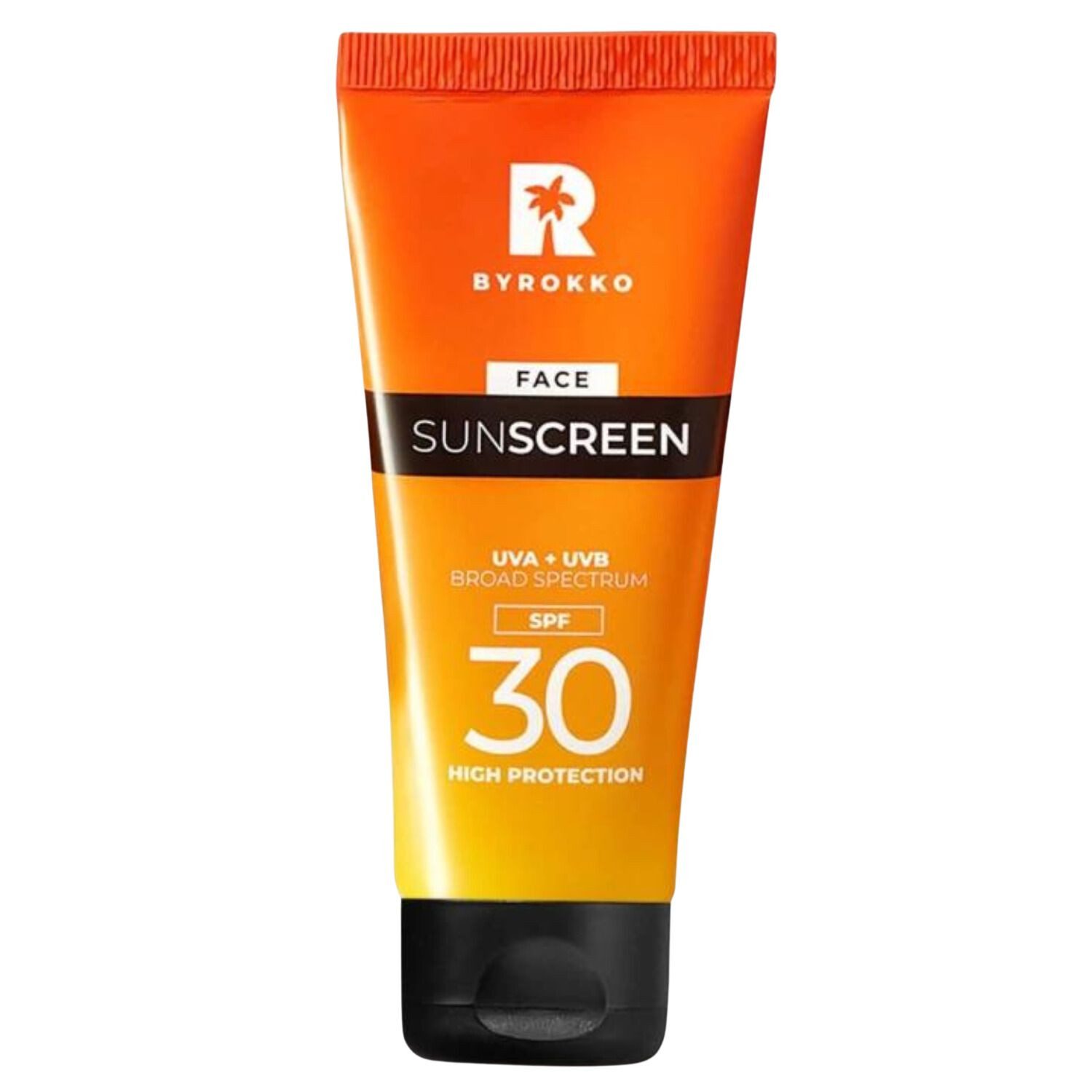 BYROKKO Sonnenschutzcreme Byrokko Face Sunscreen SPF30 für alle Hauttypen 50 ml, 1-tlg., Zieht schnell ein und hinterlässt keine weißen Rückstände