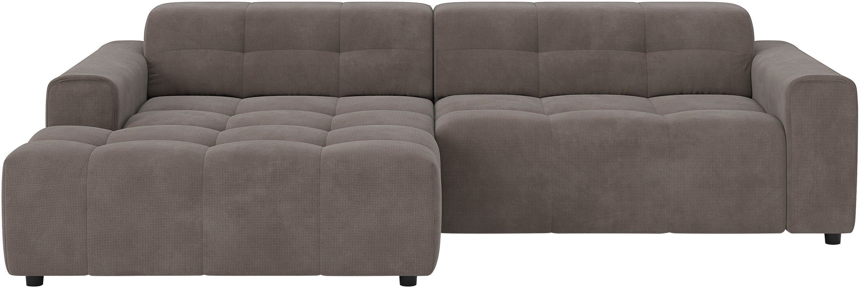 COTTA Ecksofa Sento L-Form, Breite 280 cm, Chenille-Struktur