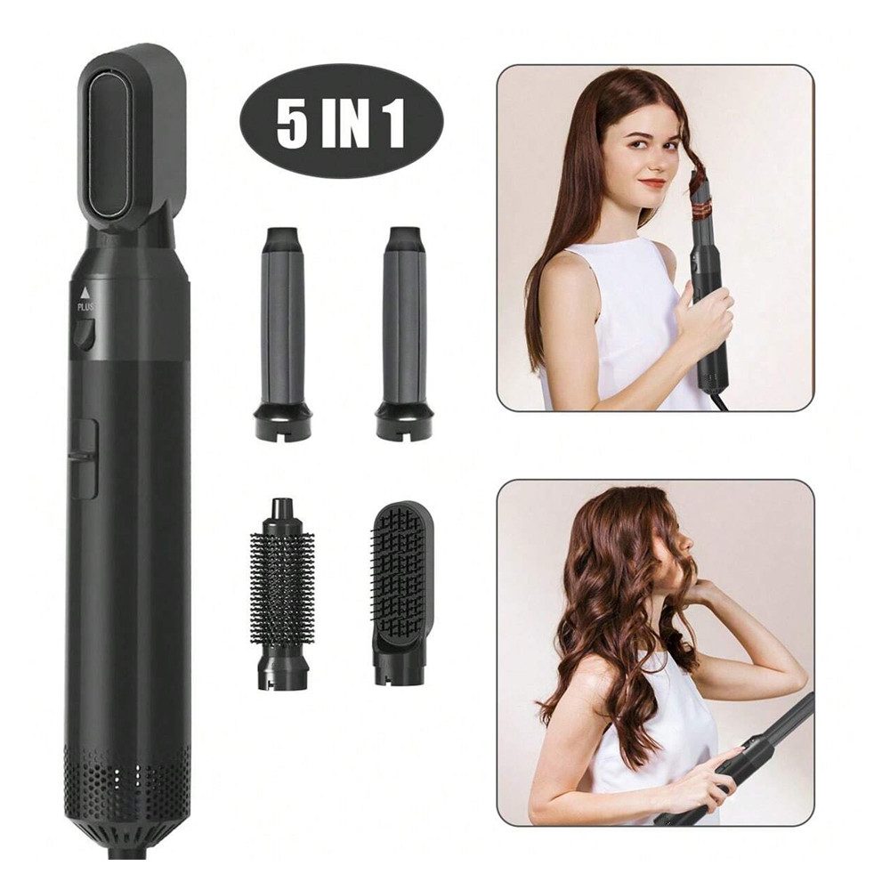 MOPUEA Lockenstab 5 in 1 Heißluftkamm,Warmluftbürste Set Multihaarstyler, Damengeschenk, Ostergeschenk, Hochwertige Vearbeitung