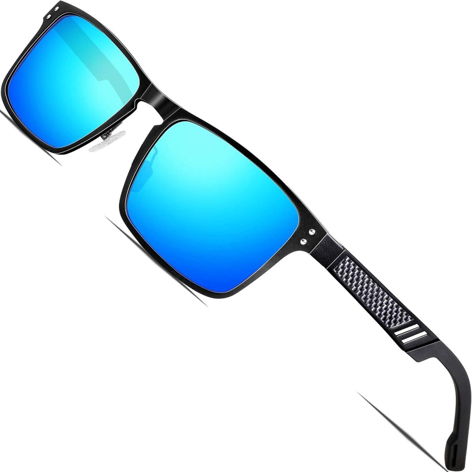 Sonnenbrille Polarisierte Fahren Sonnenbrille Herren Al-Mg Metall Rahmen Ultra