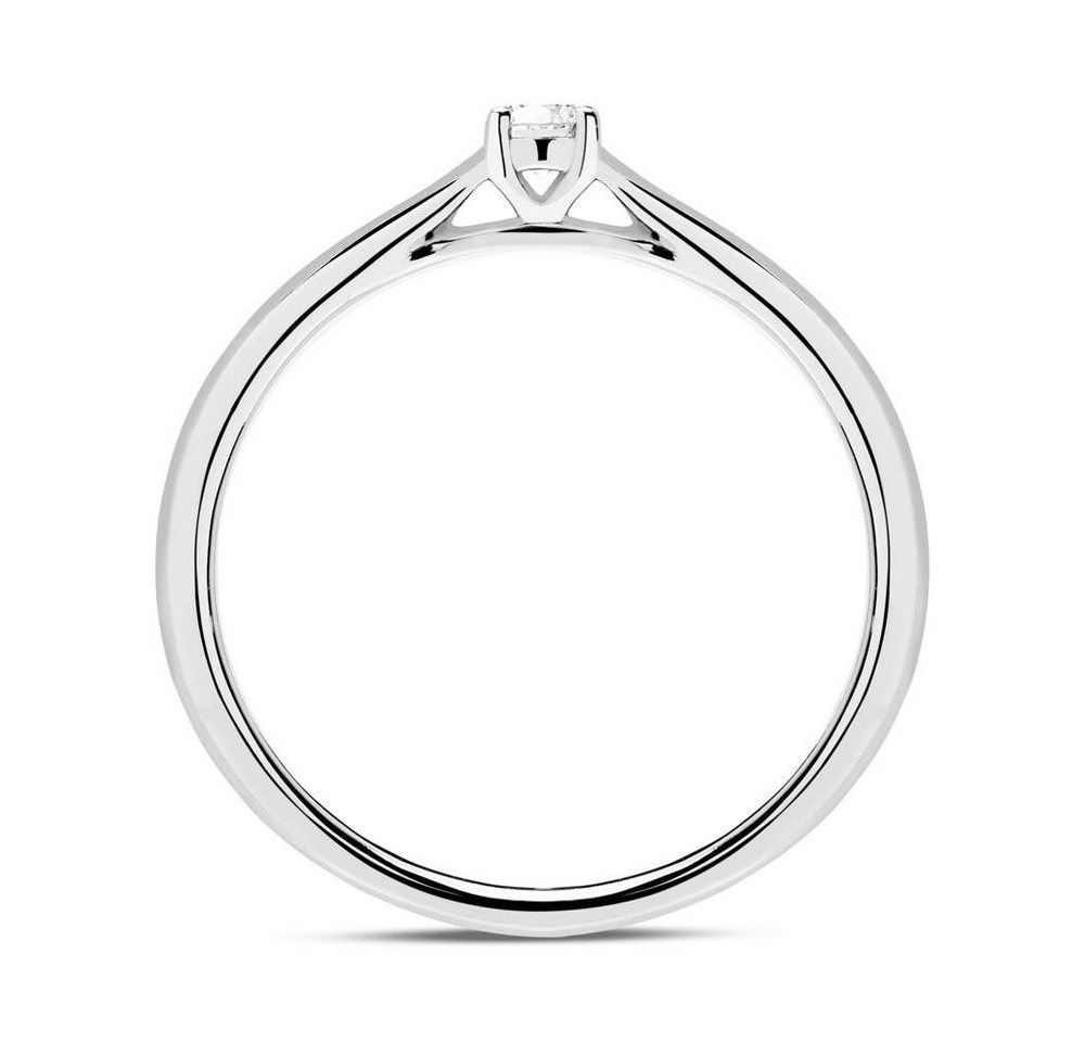 Unique Goldring Verlobungsring 585er Wei... Unique Goldring Verlobungsring 585er Wei...