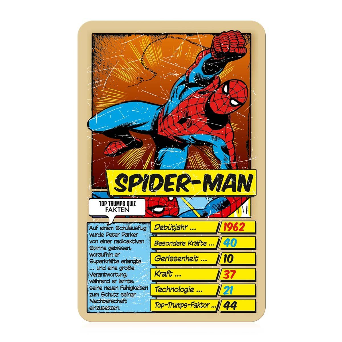 Winning Moves Spiel Top Trumps - Marvel Comics Retro, Quartett