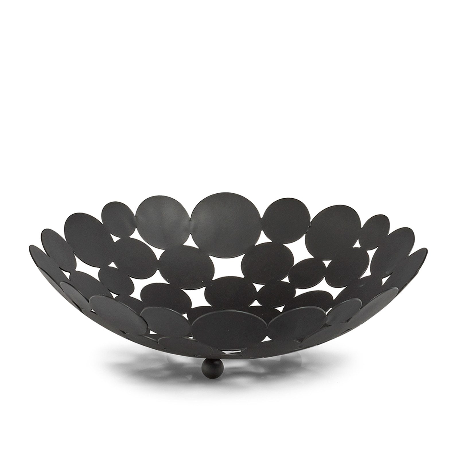 Neuetischkultur Obstschale Obstschale Schwarz, Metall, (Stück, 1-tlg)