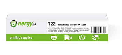 Energy-ink energy TTR-Fax-Rolle T22 kompatibel zu Panasonic KX-FA 54X KX-FA54X Tintenpatrone
