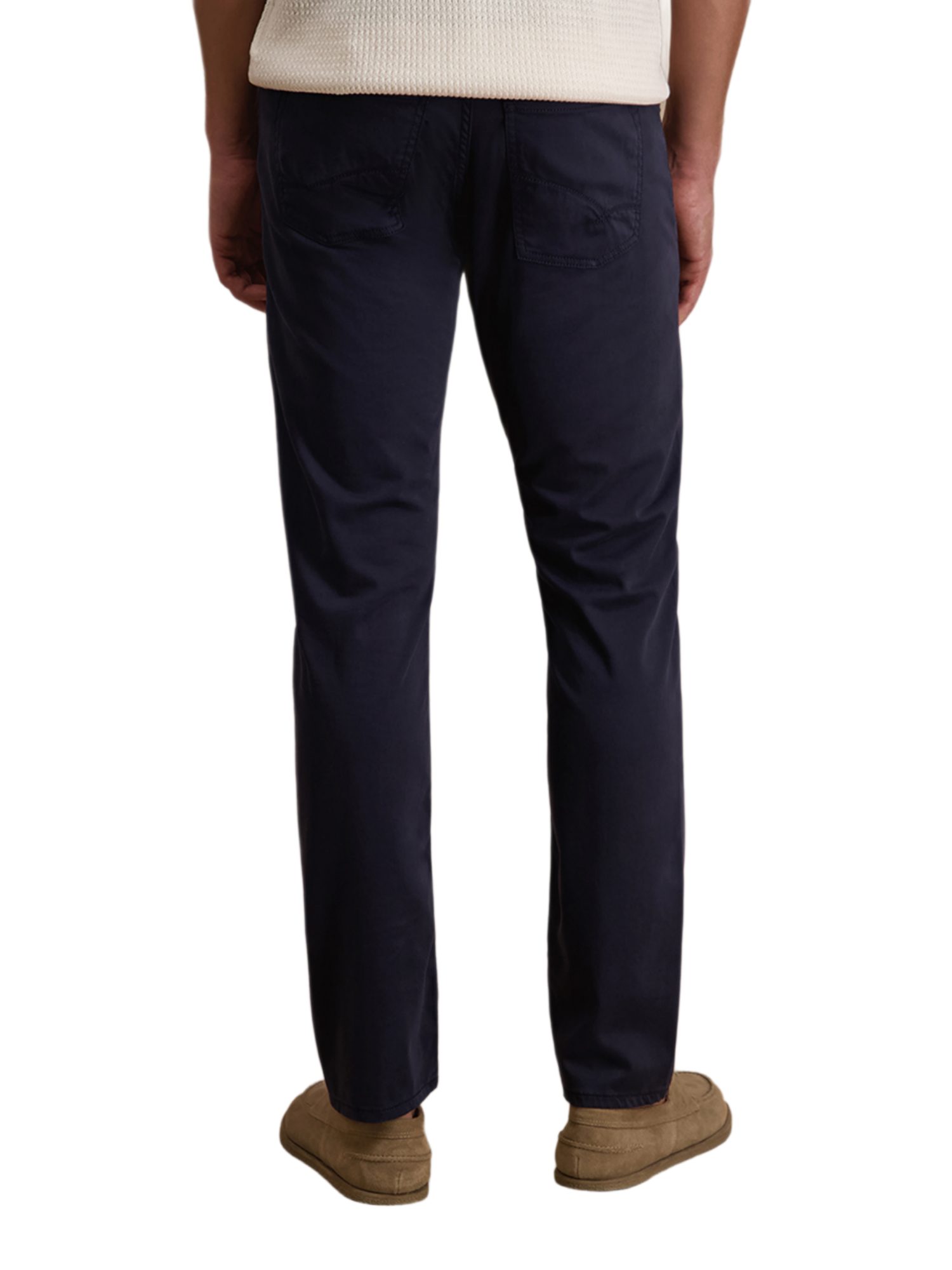 BALDESSARINI 5-Pocket-Hose blau,Casual,Baumwolle,Unifarben,Regular Fit,Mittel