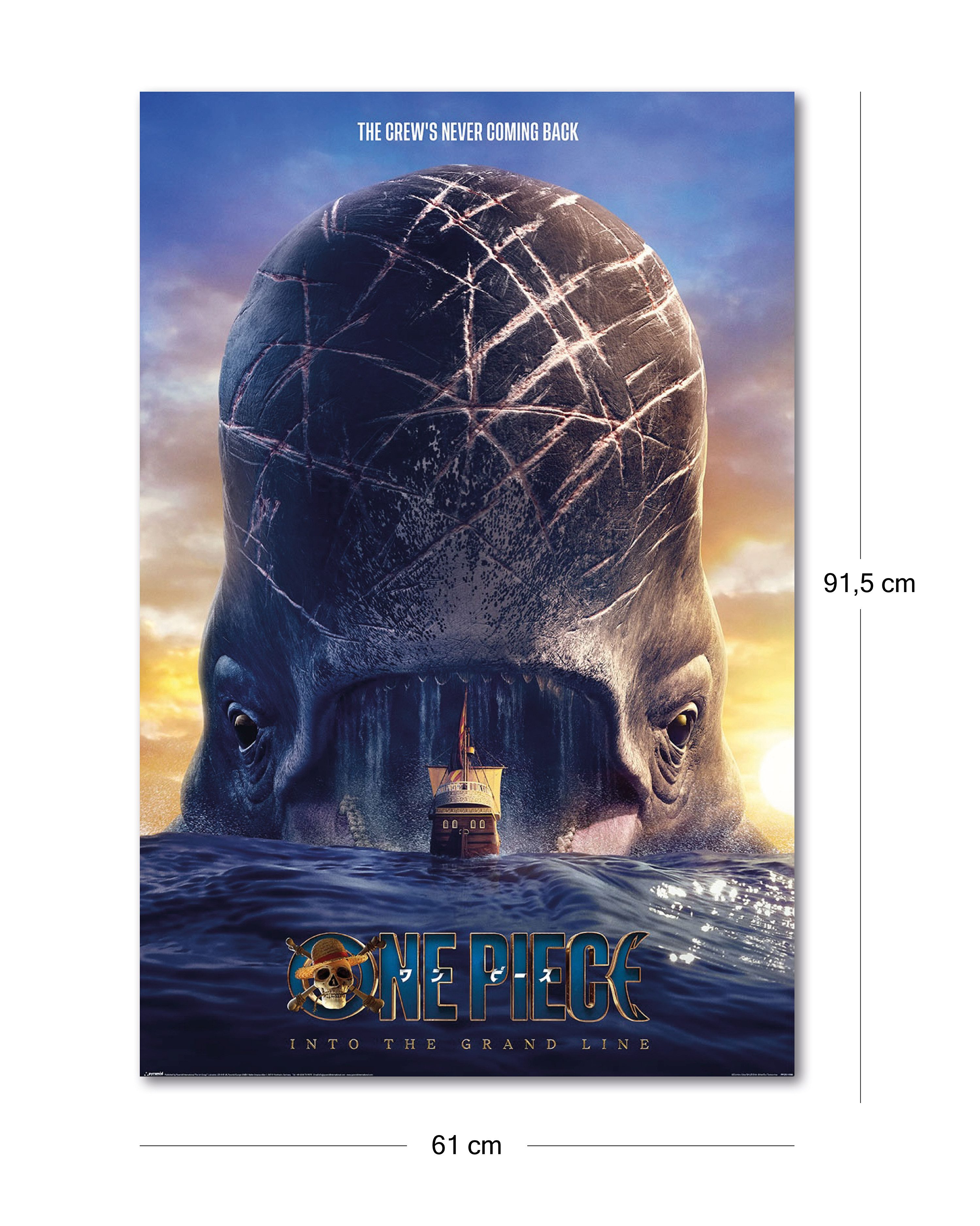 PYRAMID Poster One Piece Poster Laboon Into The Gand Line 61 x 91,5 cm