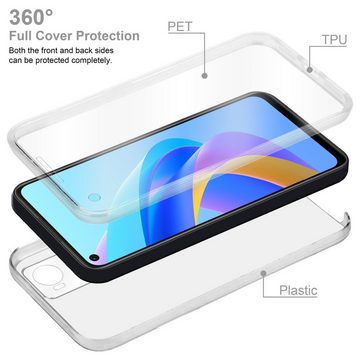 Cadorabo Handyhülle Oppo A36 / A76 Oppo A36 / A76, Flexible Case Handy Schutzhülle - Hülle - Back Cover 360° Grad