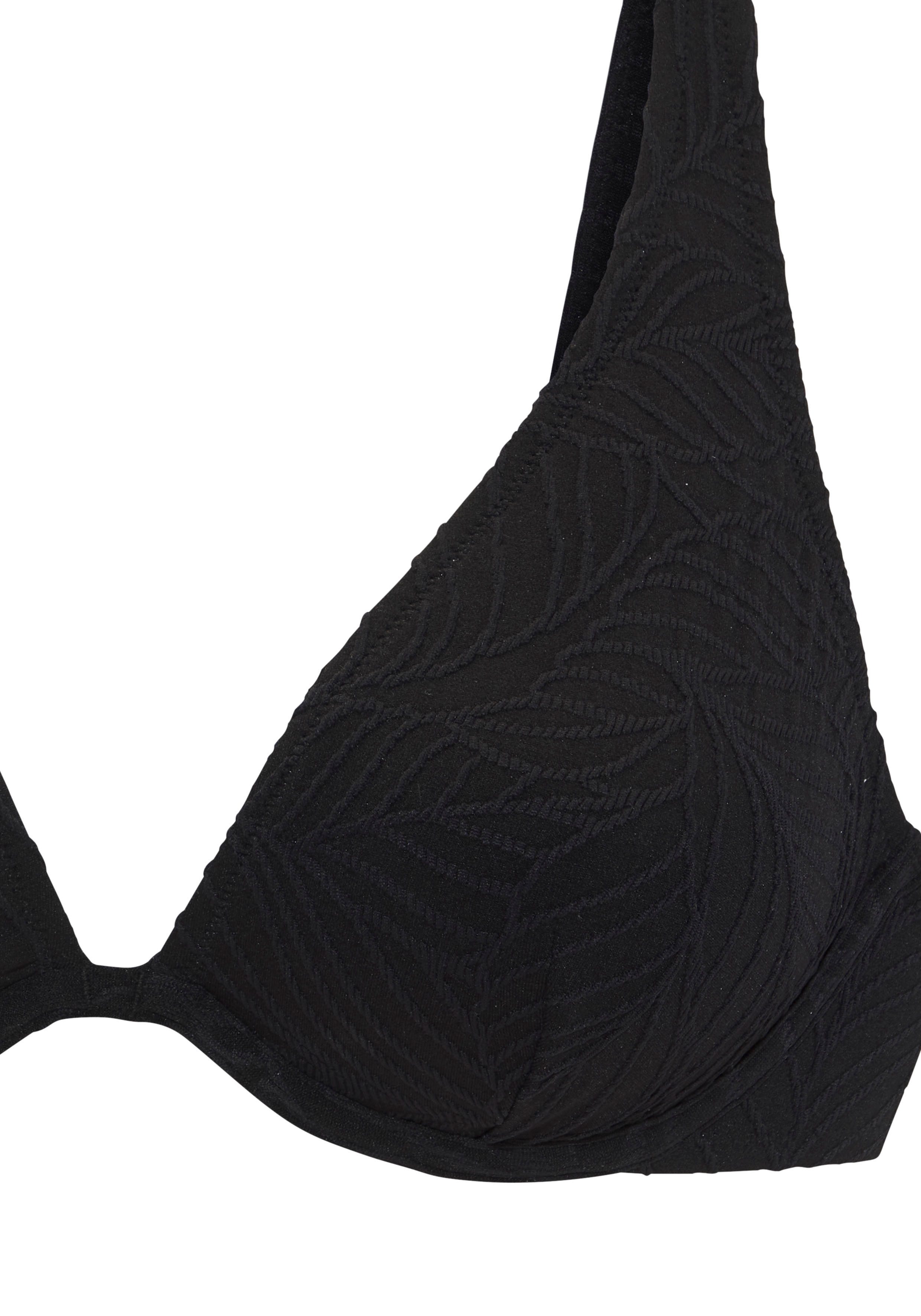LASCANA Bügel-Bikini-Top Fay, aus eleganter Strukturware