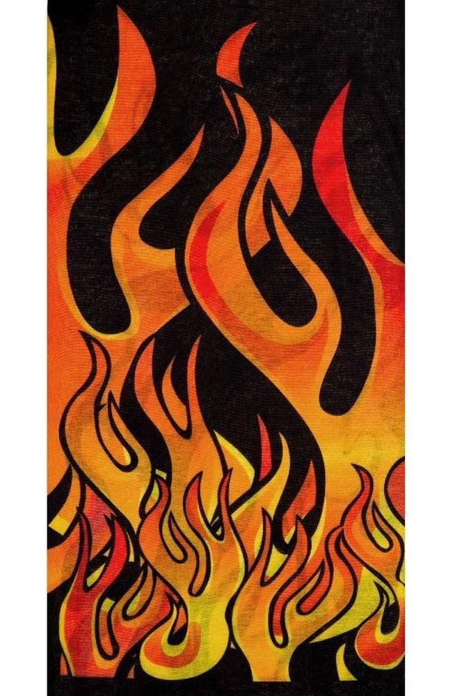 Flames Black