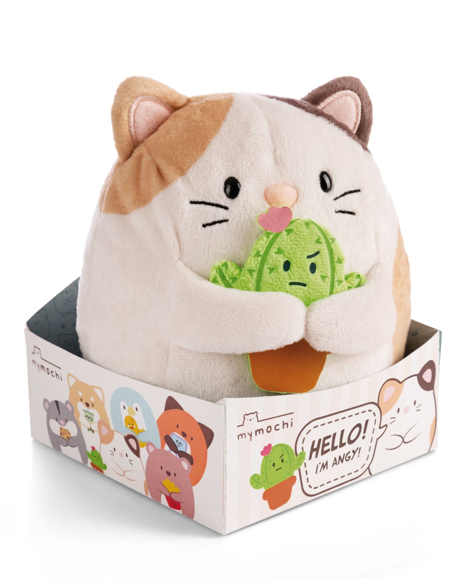 Plüschfigur Nici 61147 Kuscheltier Katze Angy 16cm mit Kaktus in